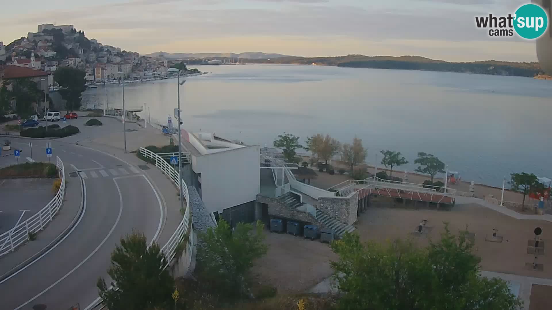 Šibenik webcam Beach Banj