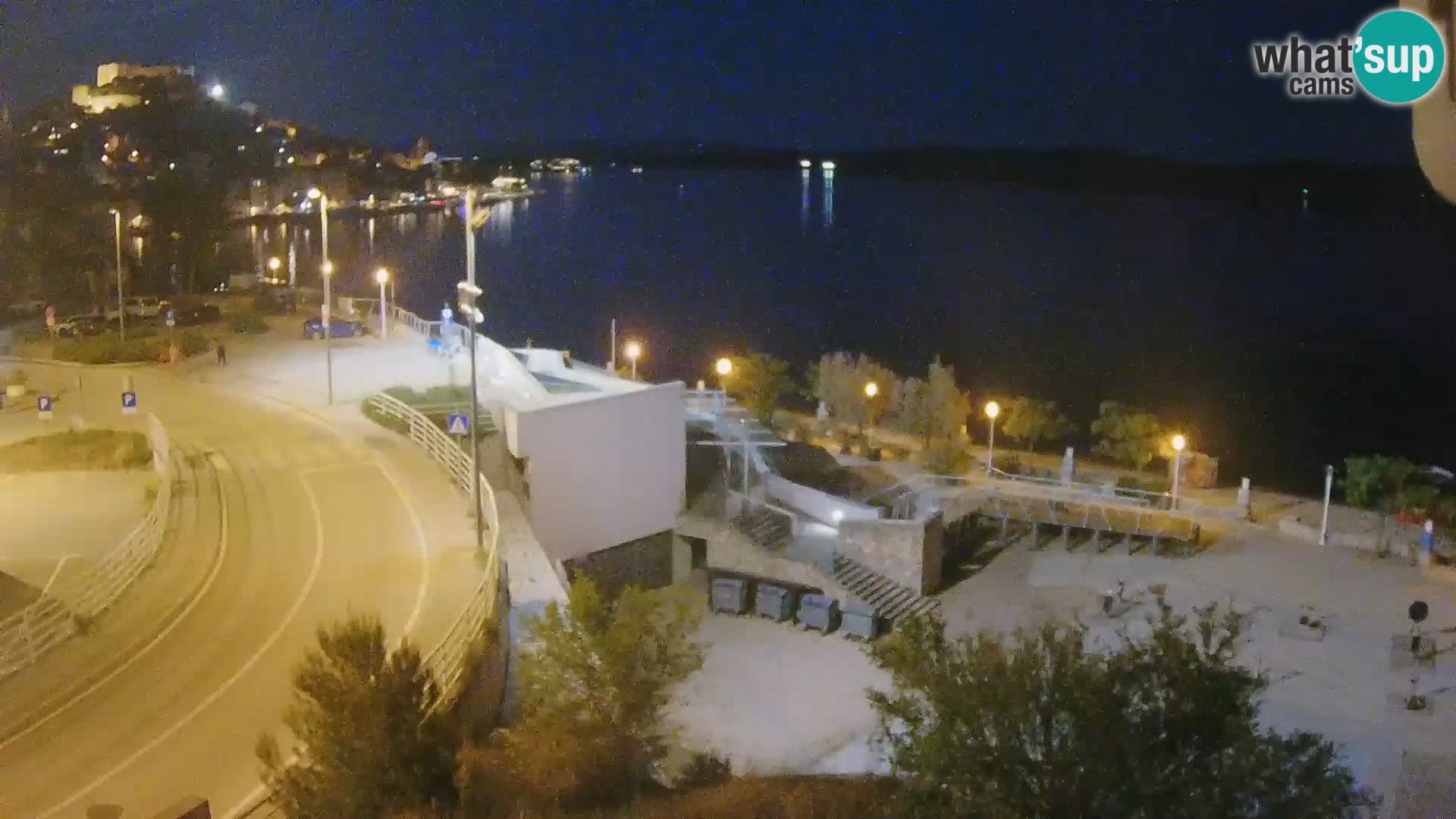 Šibenik webcam Beach Banj