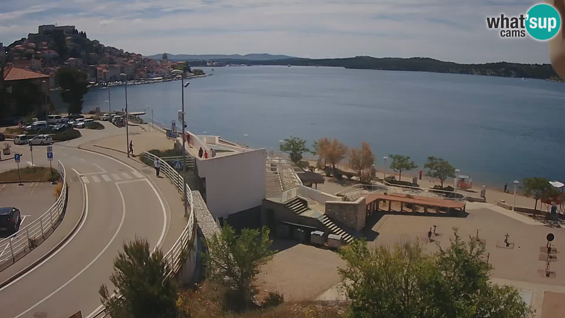 Šibenik webcam Beach Banj