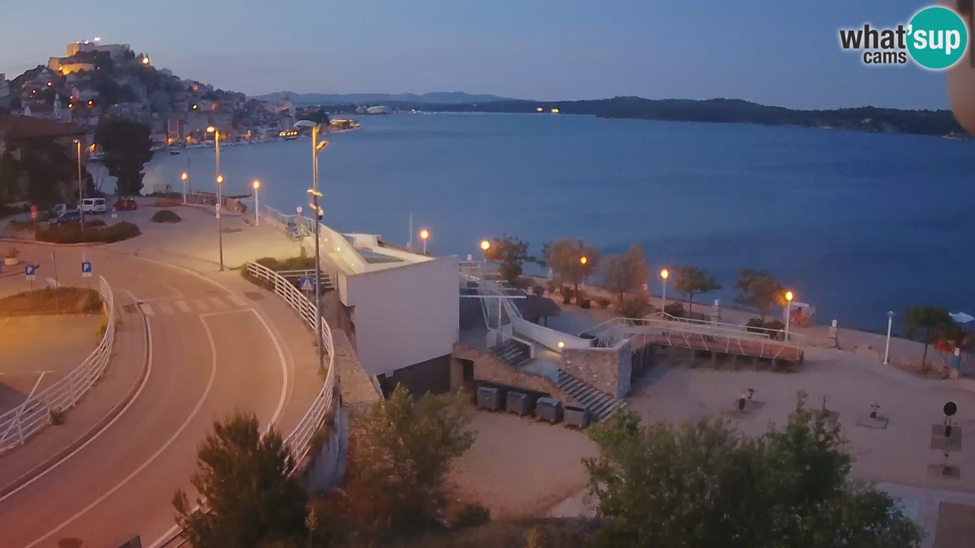 Šibenik webcam Beach Banj