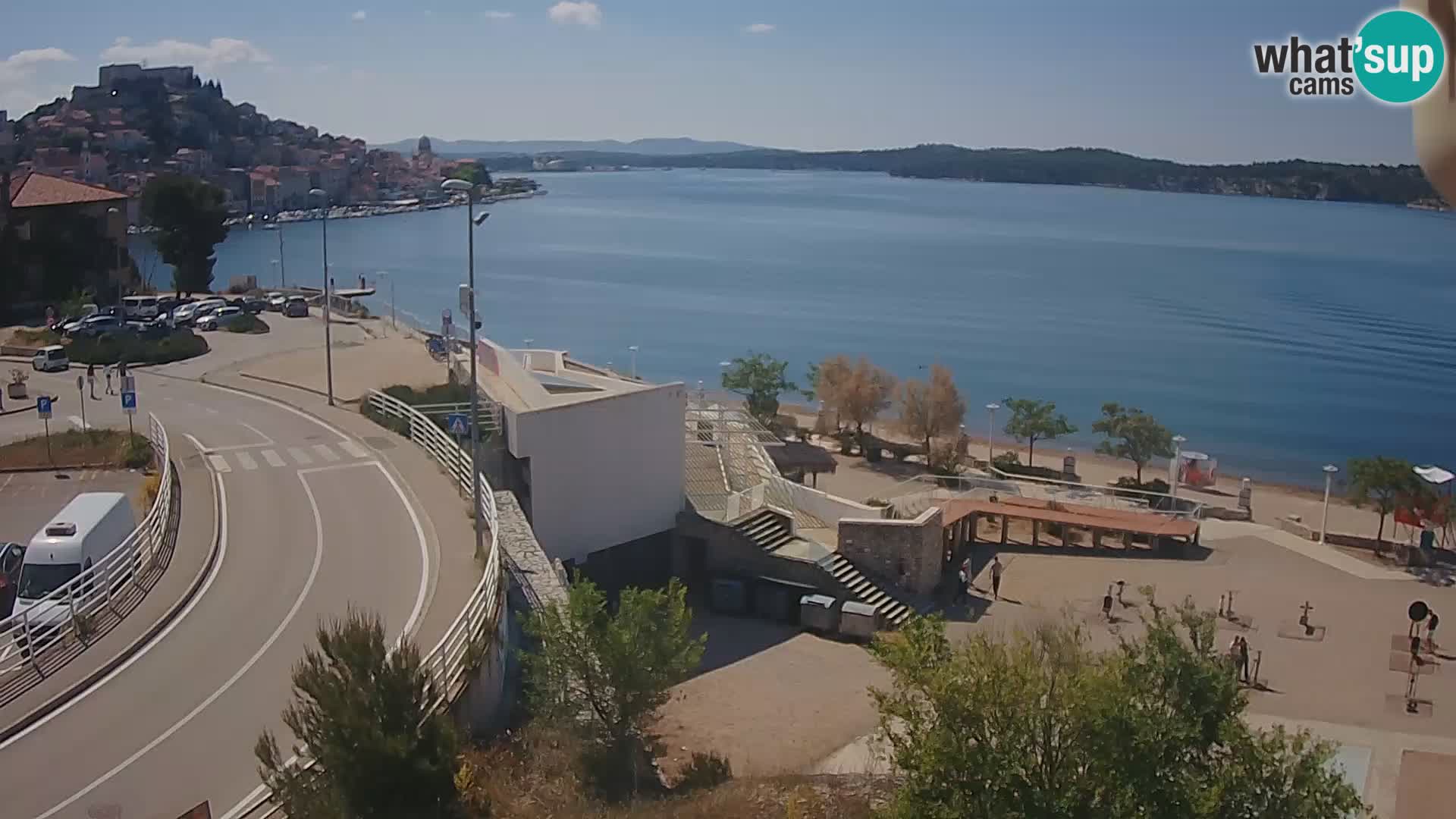 Šibenik webcam Beach Banj