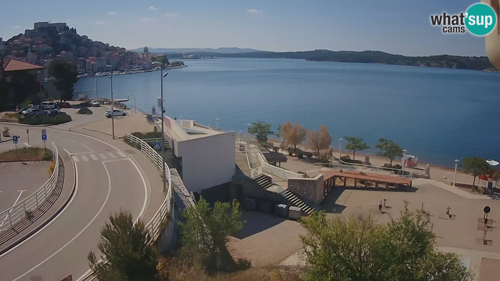 Šibenik webcam Beach Banj
