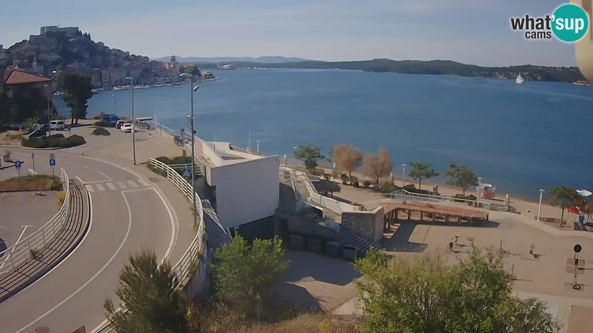 Šibenik webcam Beach Banj
