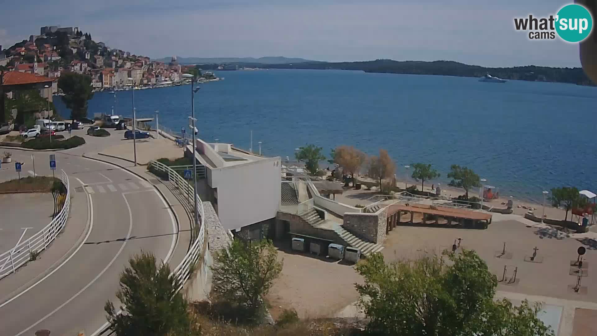 Šibenik webcam Beach Banj