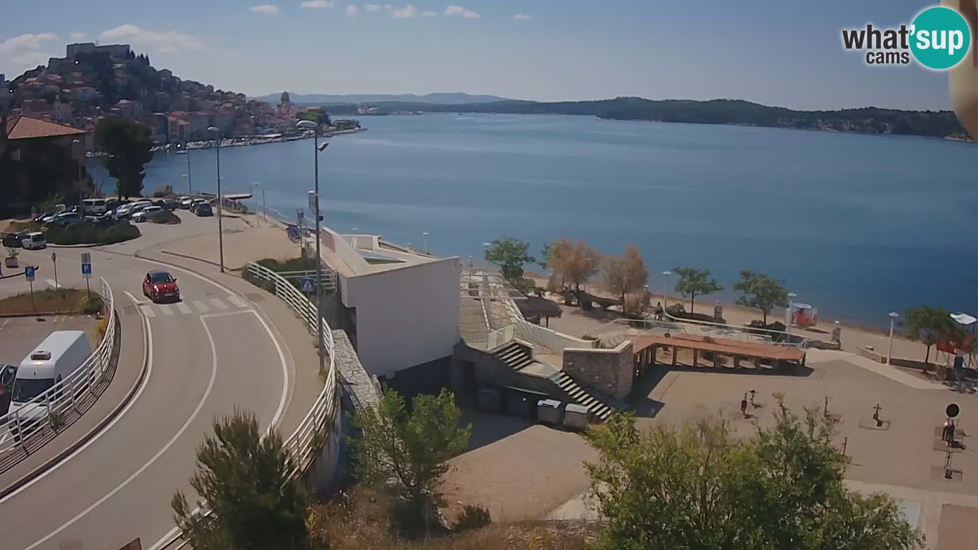 Šibenik webcam Beach Banj