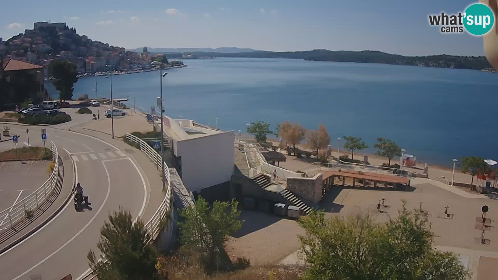 Šibenik webcam Beach Banj