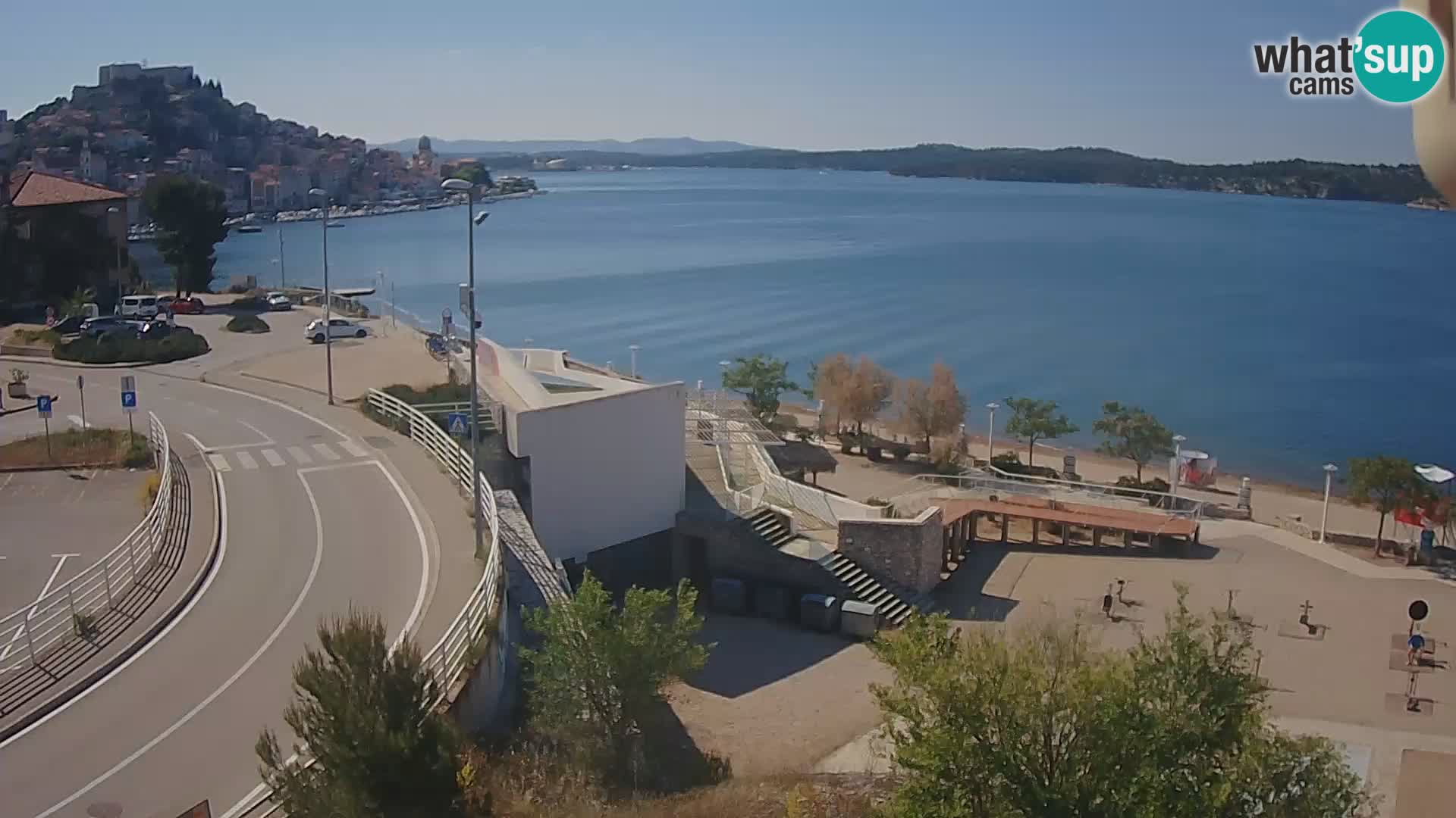Šibenik webcam Beach Banj