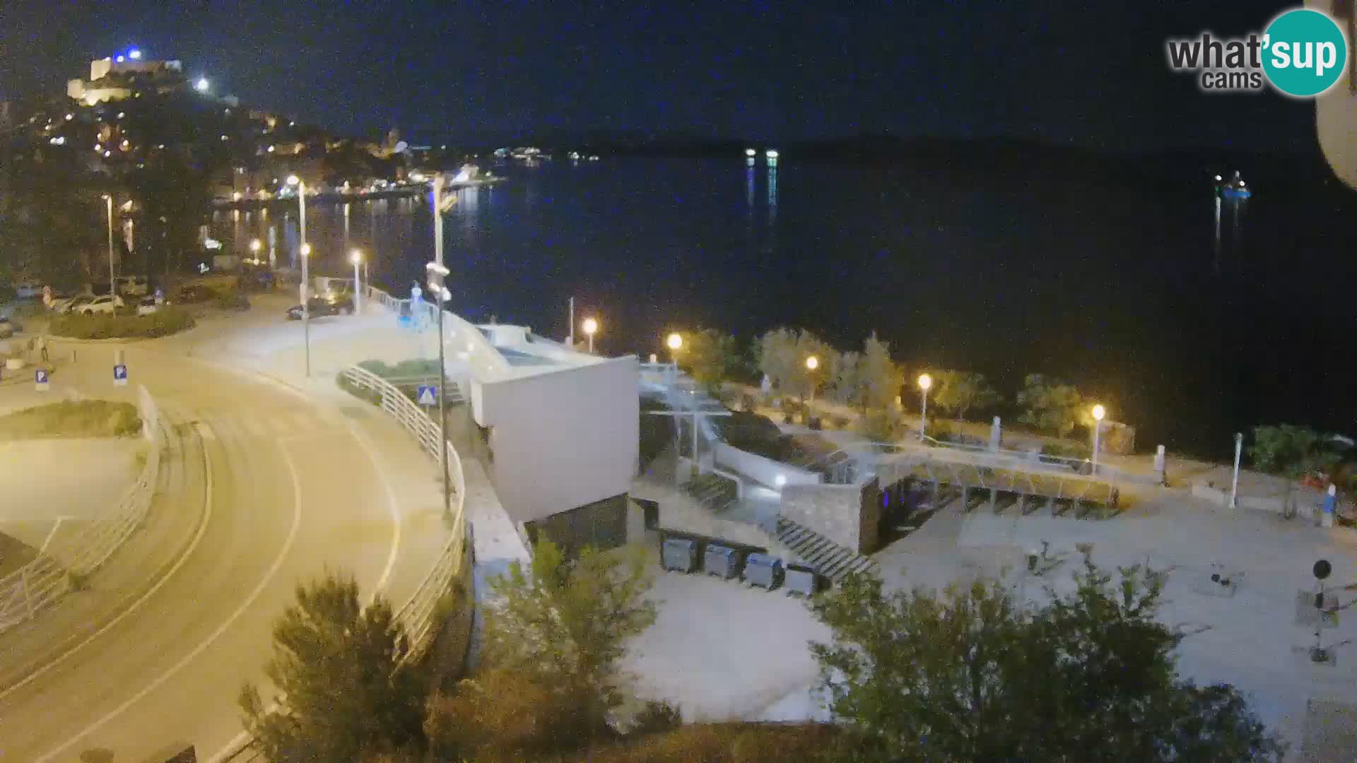 Šibenik webcam Beach Banj