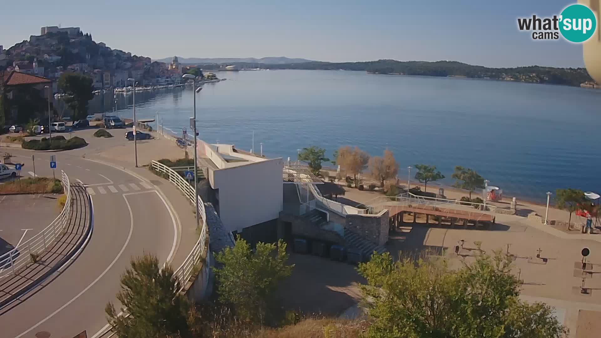 Šibenik webcam Beach Banj