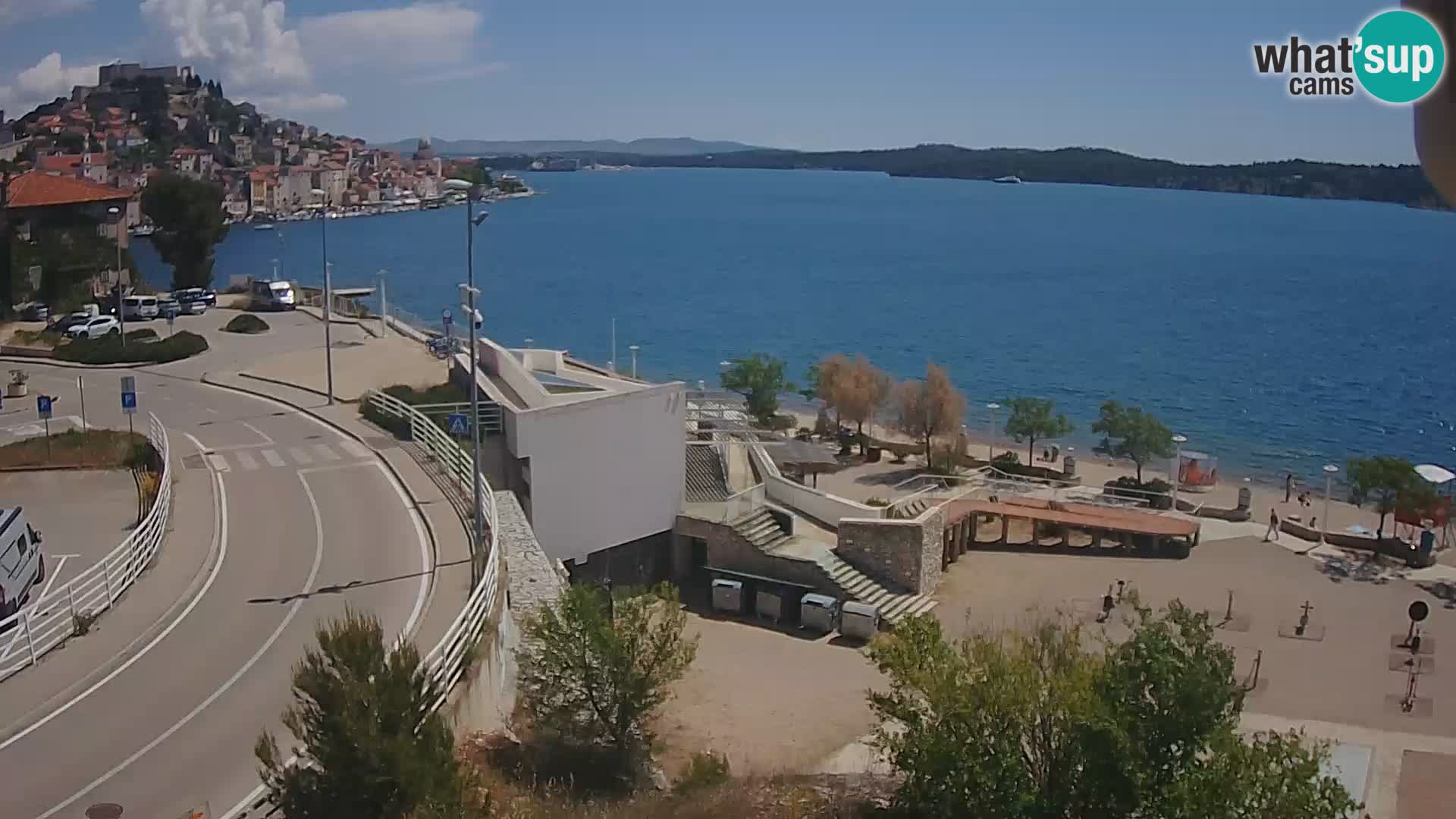 Šibenik webcam Beach Banj