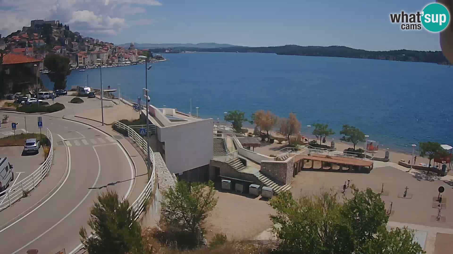 Šibenik webcam Beach Banj