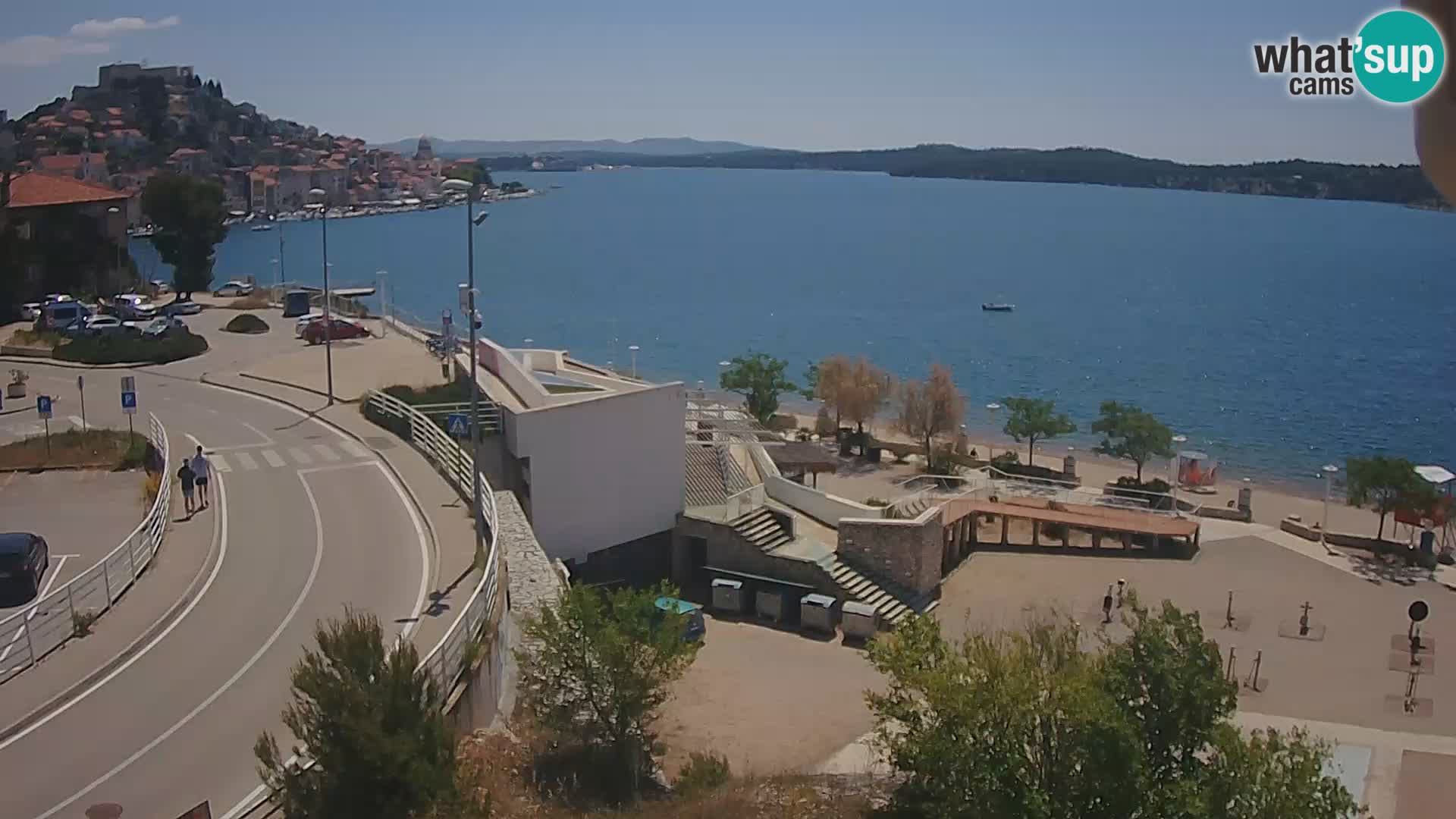 Šibenik webcam Beach Banj