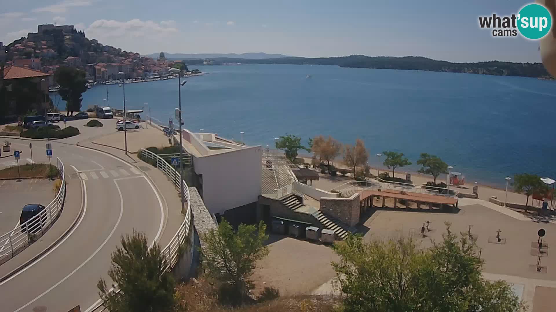 Šibenik webcam Beach Banj
