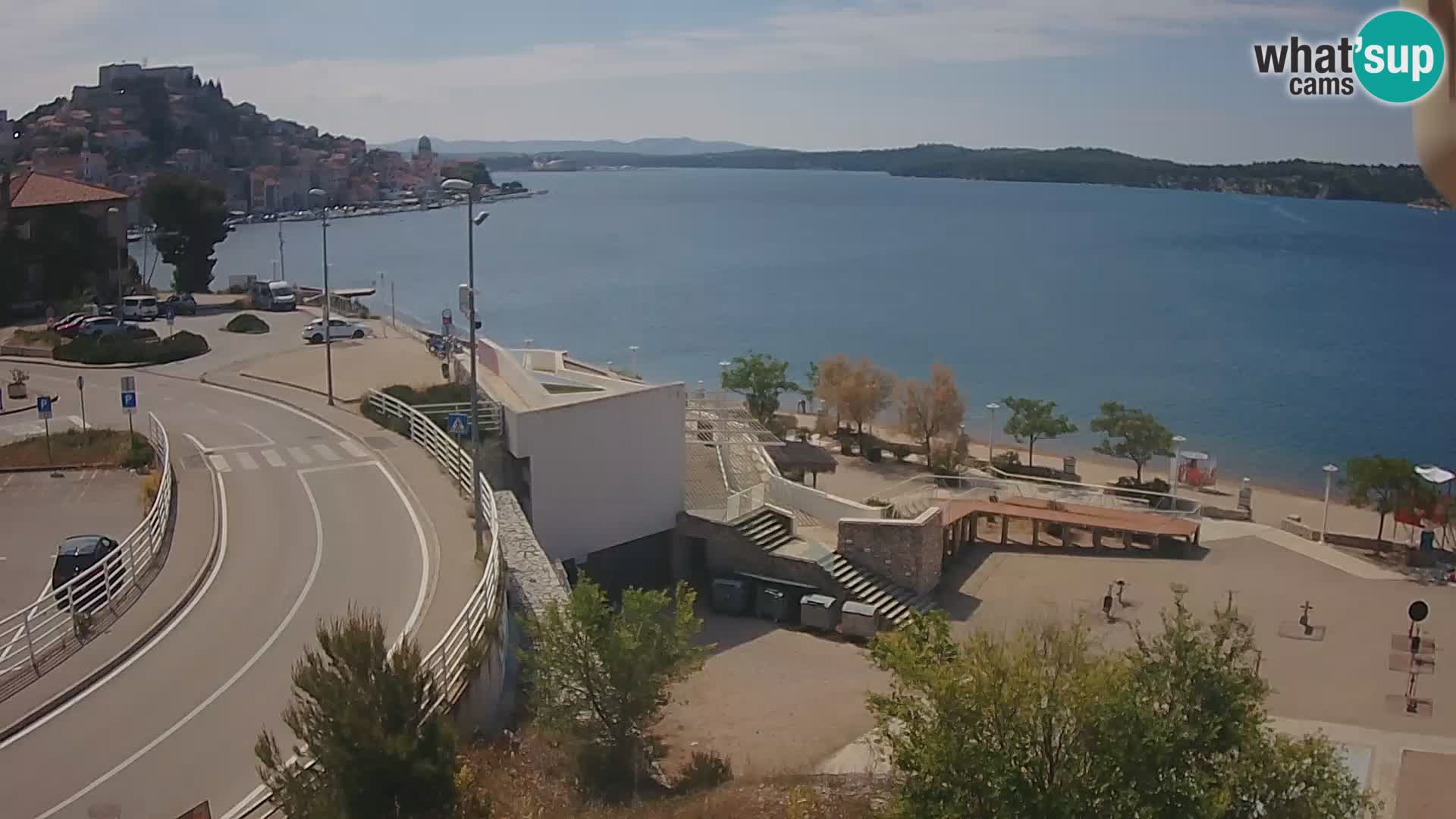 Šibenik webcam Beach Banj