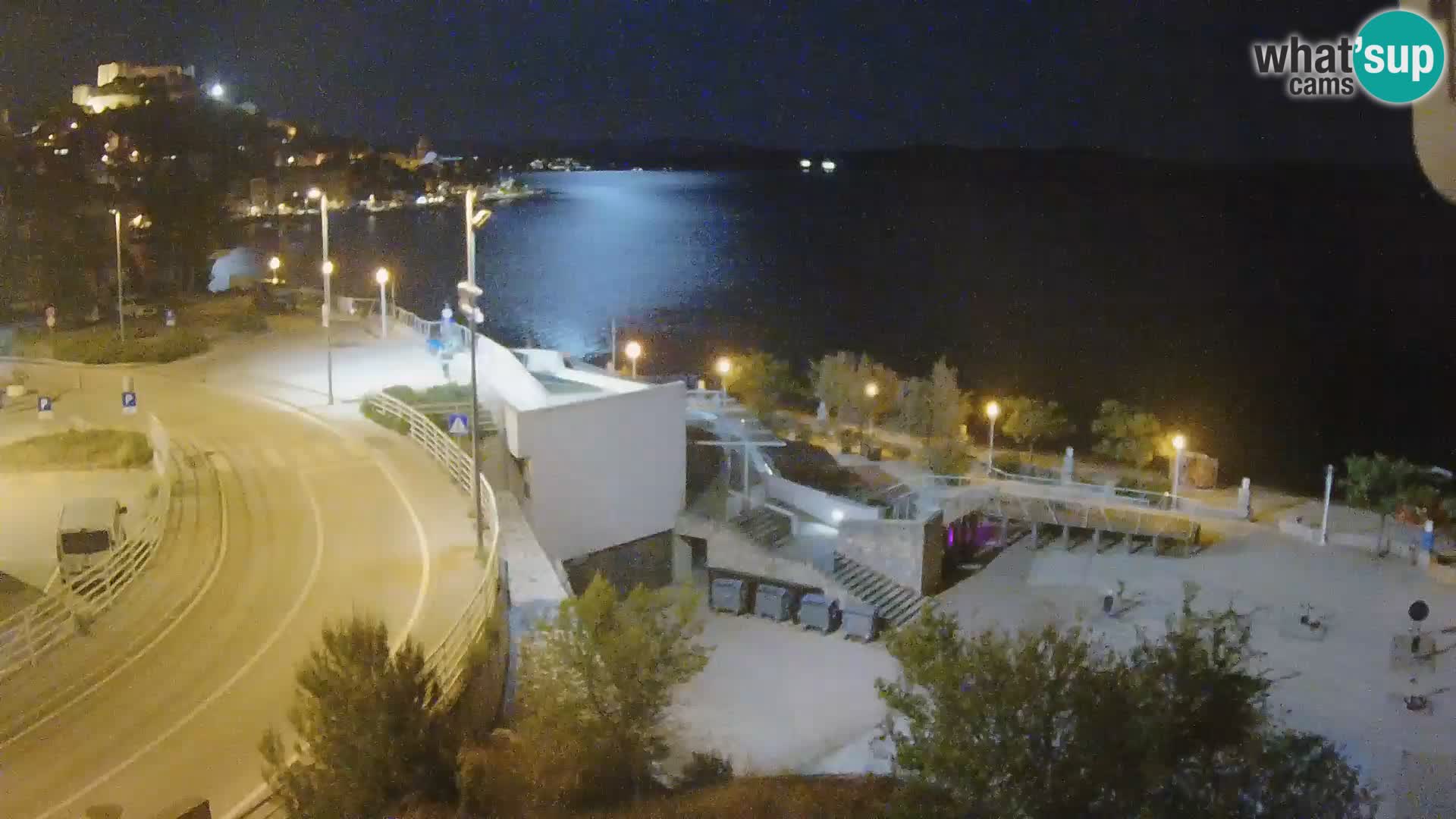 Livecam Sibenico spiaggia Banj