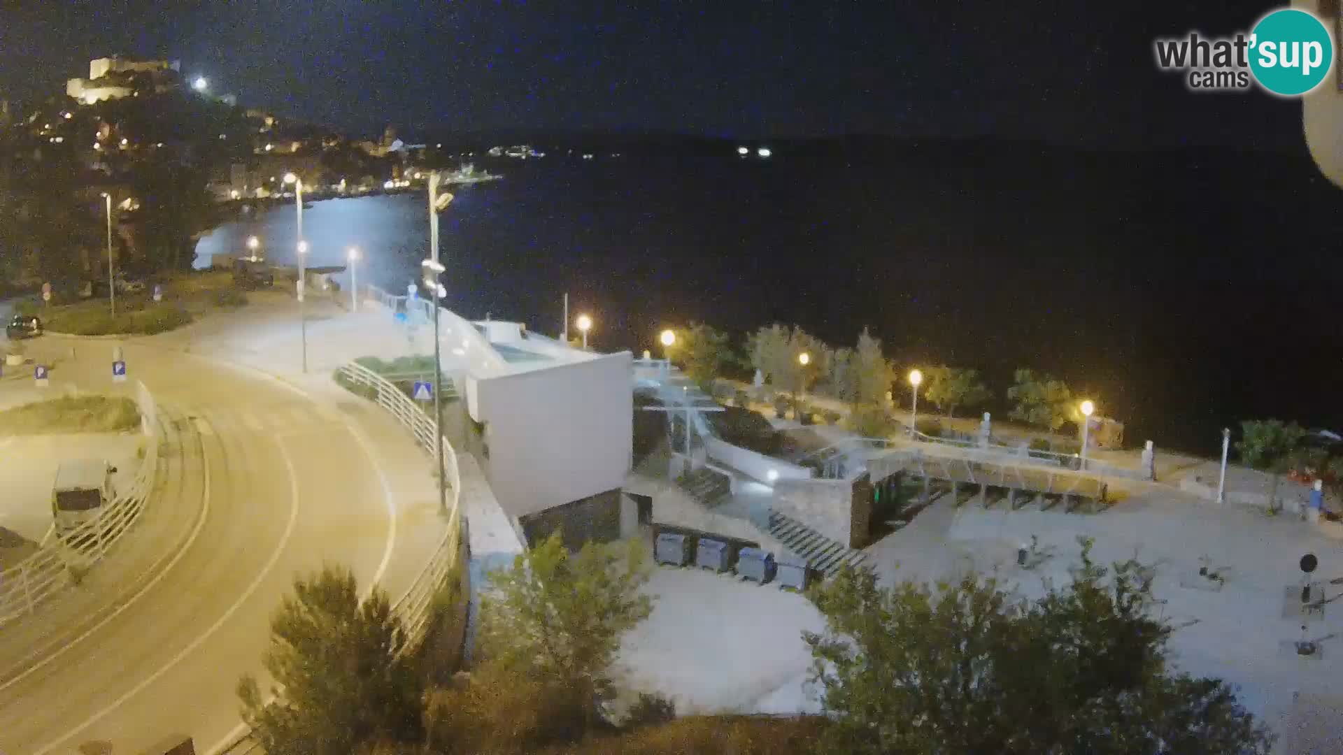 Šibenik webcam Beach Banj
