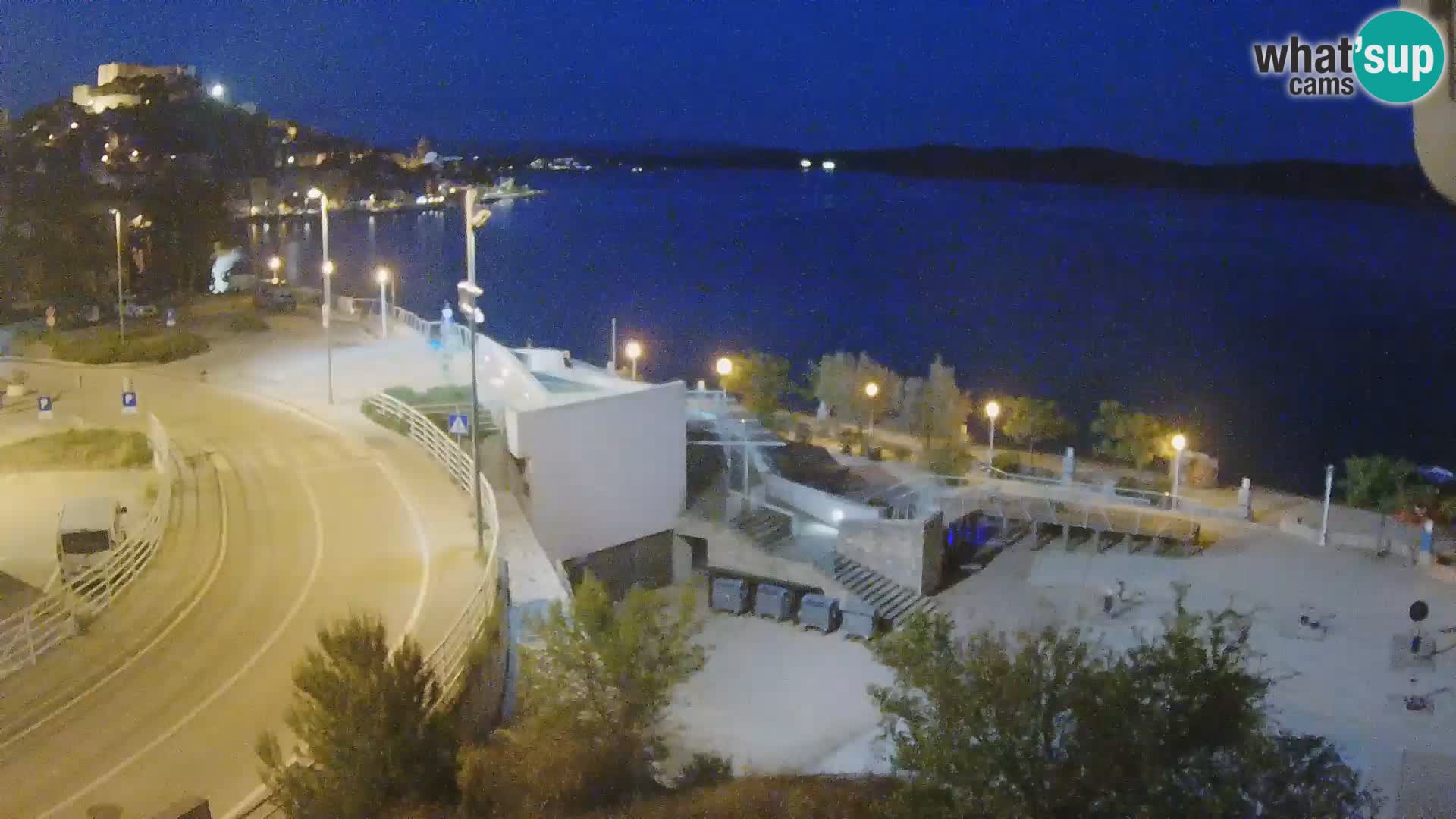 Šibenik webcam Beach Banj