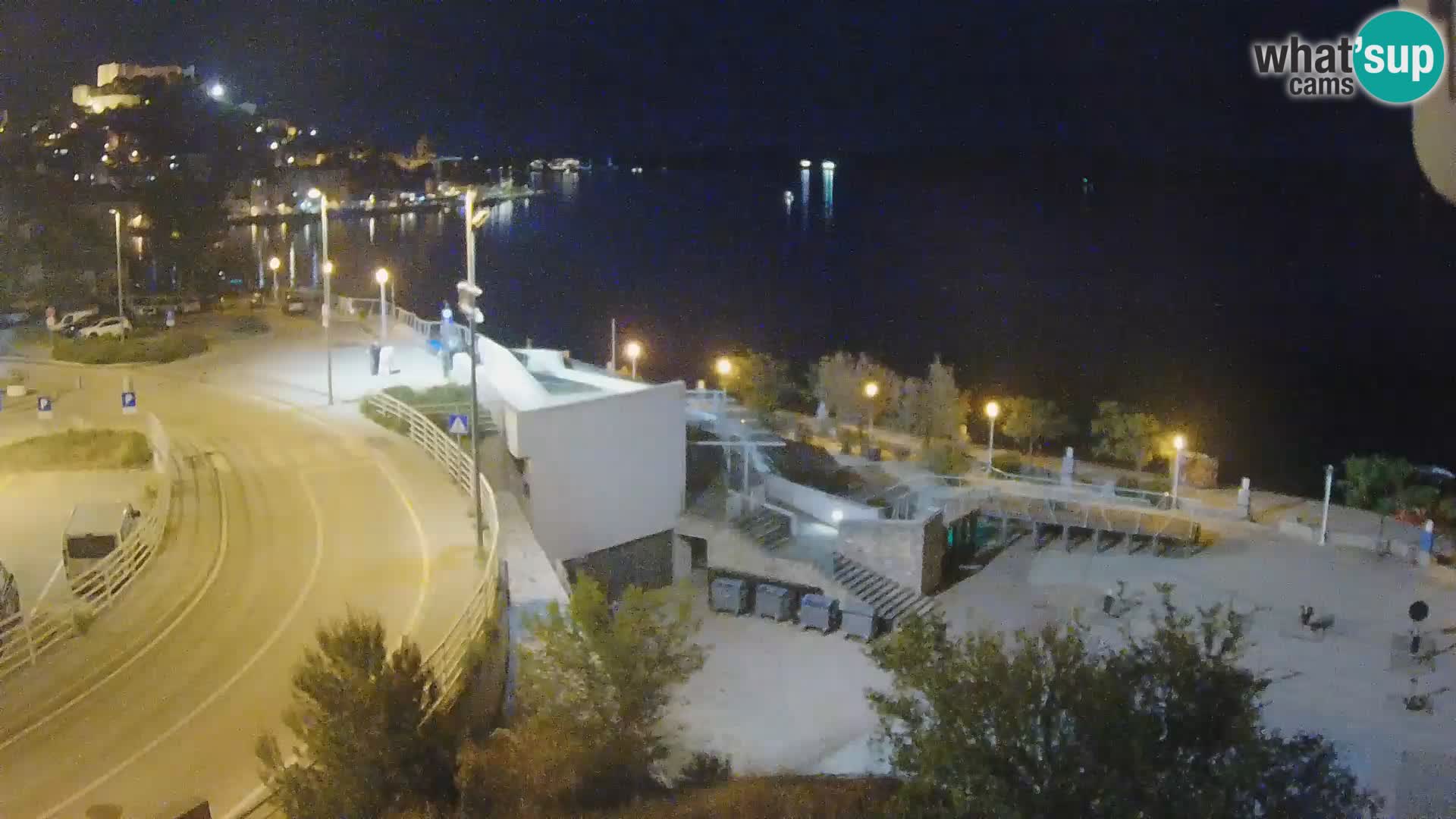 Šibenik webcam Beach Banj
