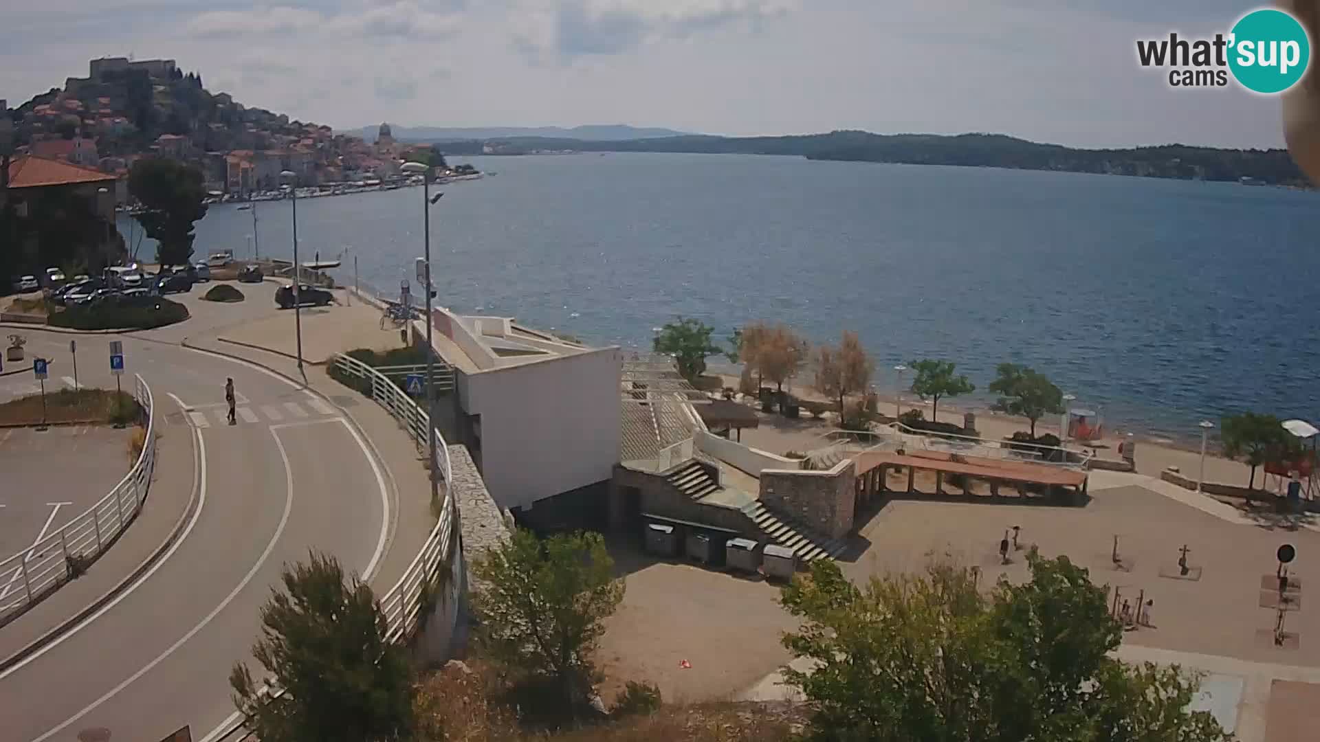 Šibenik webcam Beach Banj