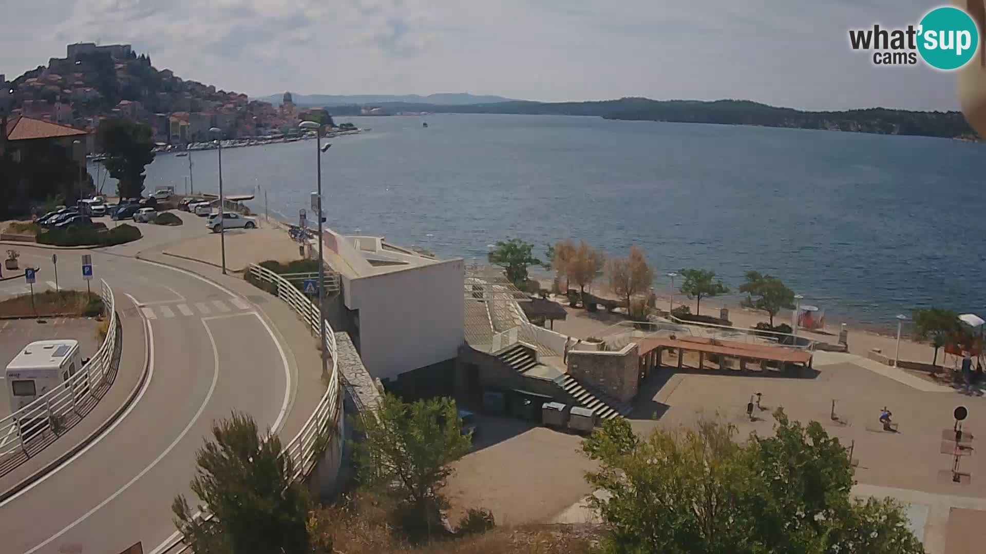 Šibenik webcam Beach Banj