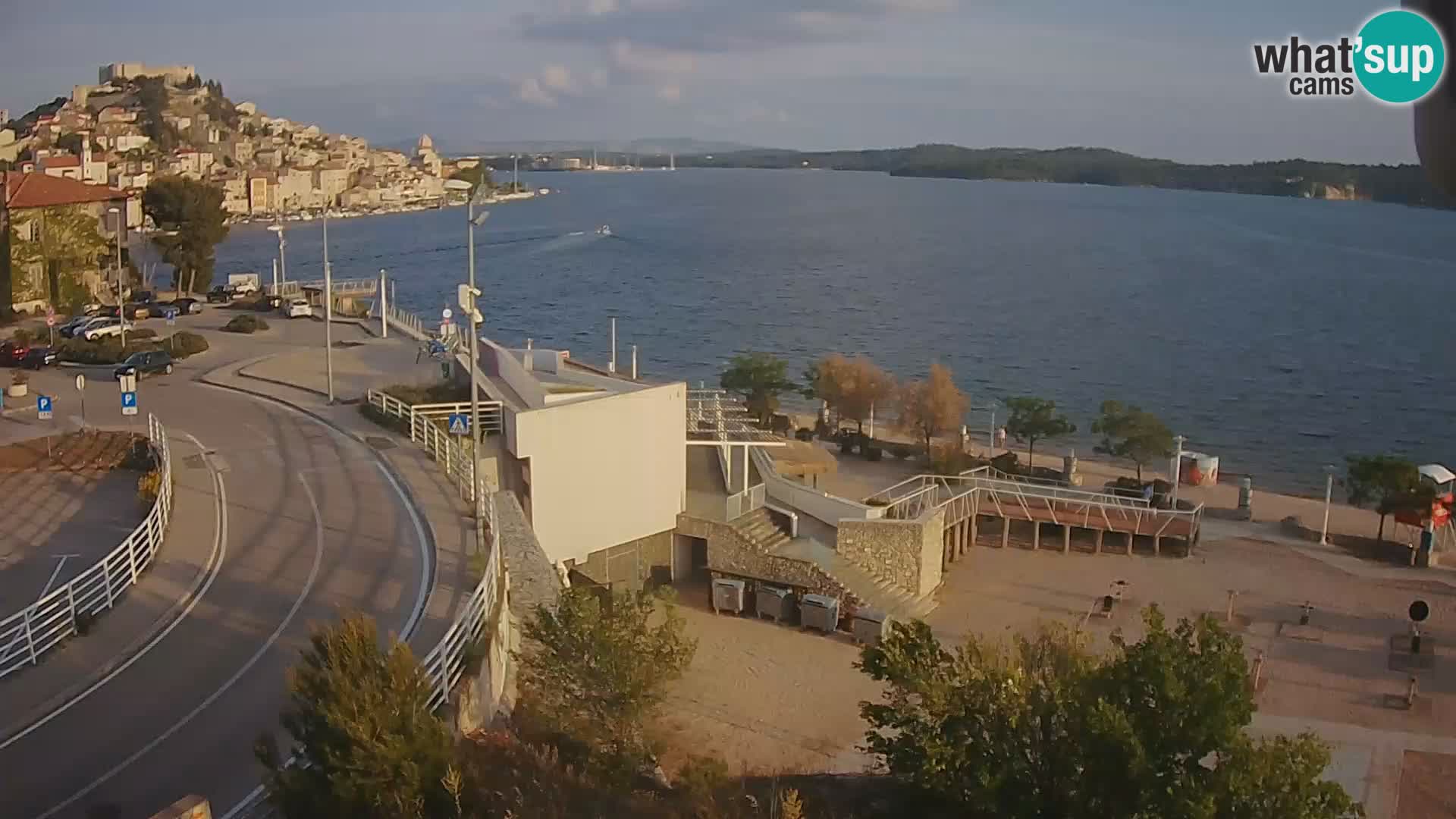 Šibenik webcam Beach Banj