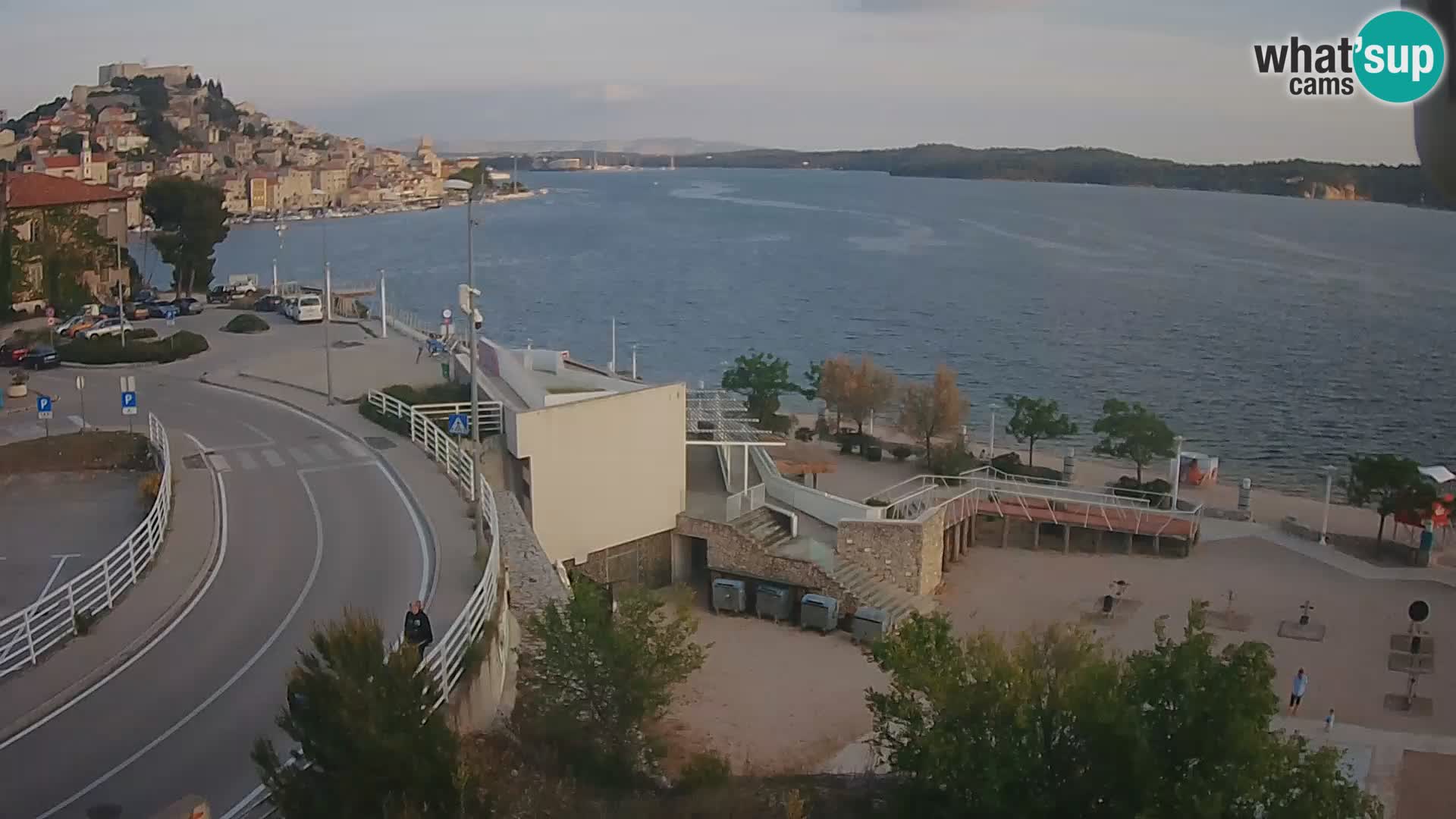 Šibenik webcam Beach Banj