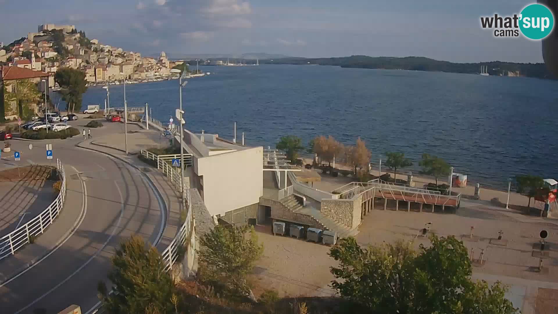 Šibenik webcam Beach Banj