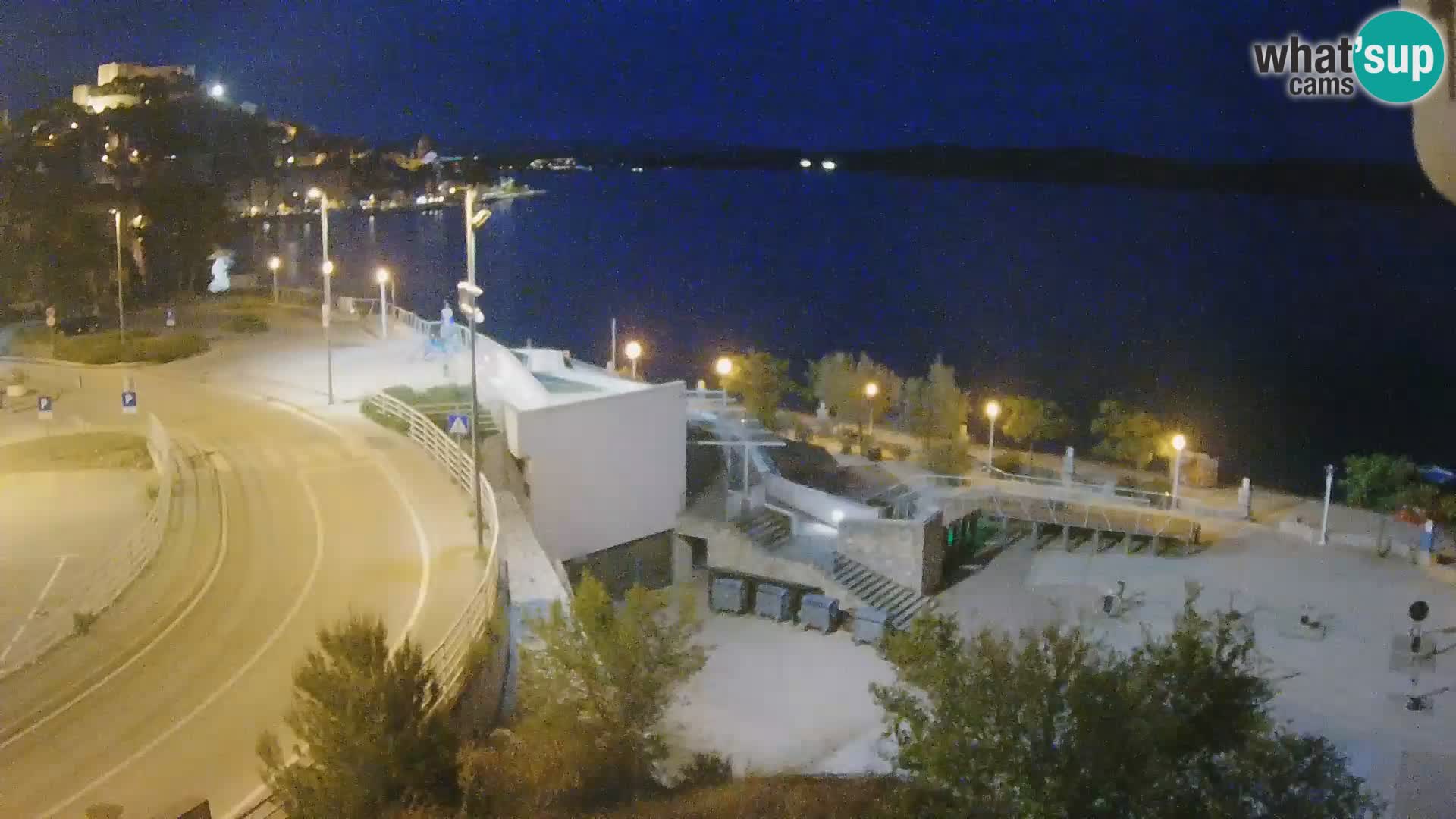 Šibenik webcam Beach Banj