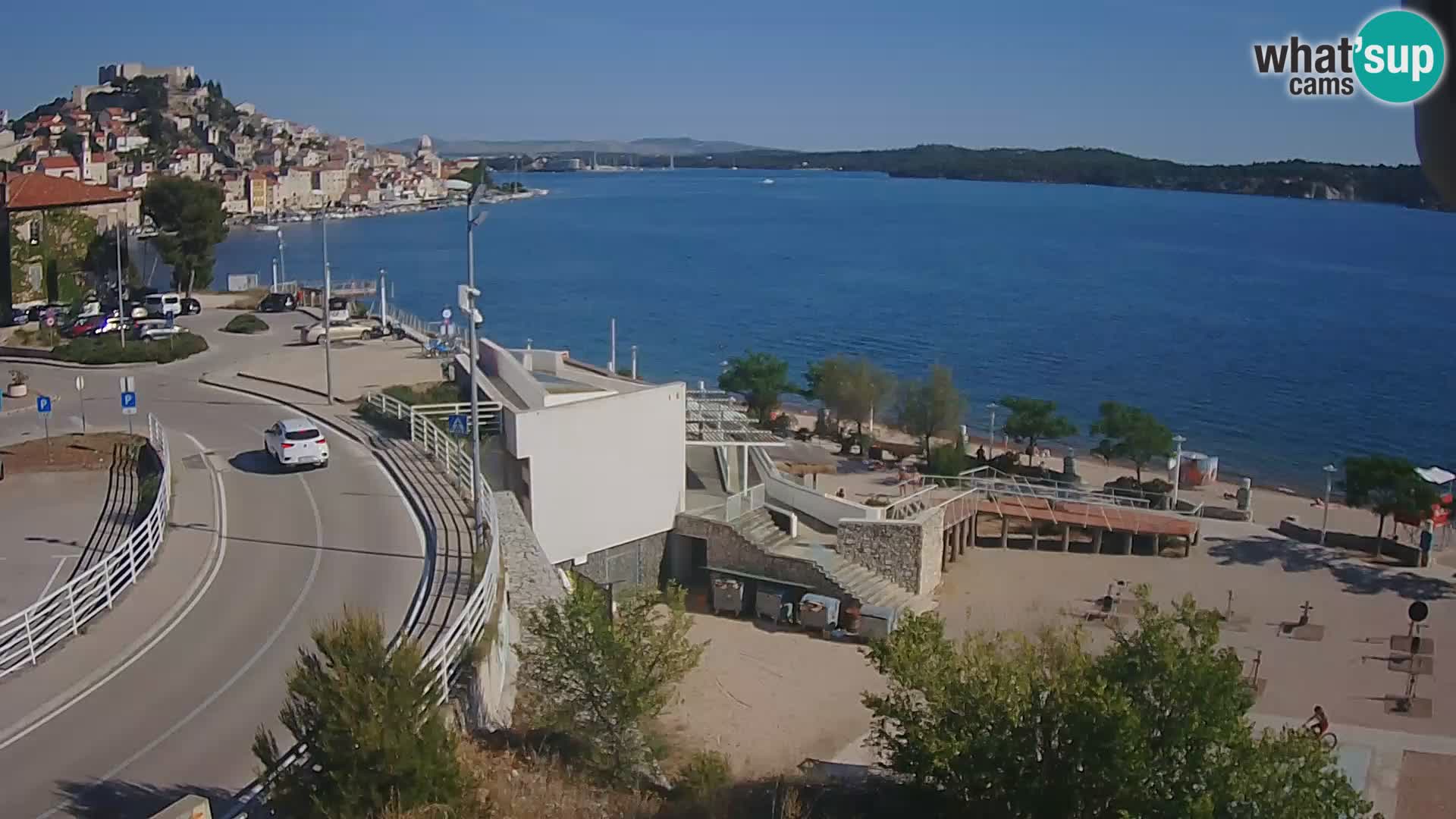 Šibenik webcam Beach Banj