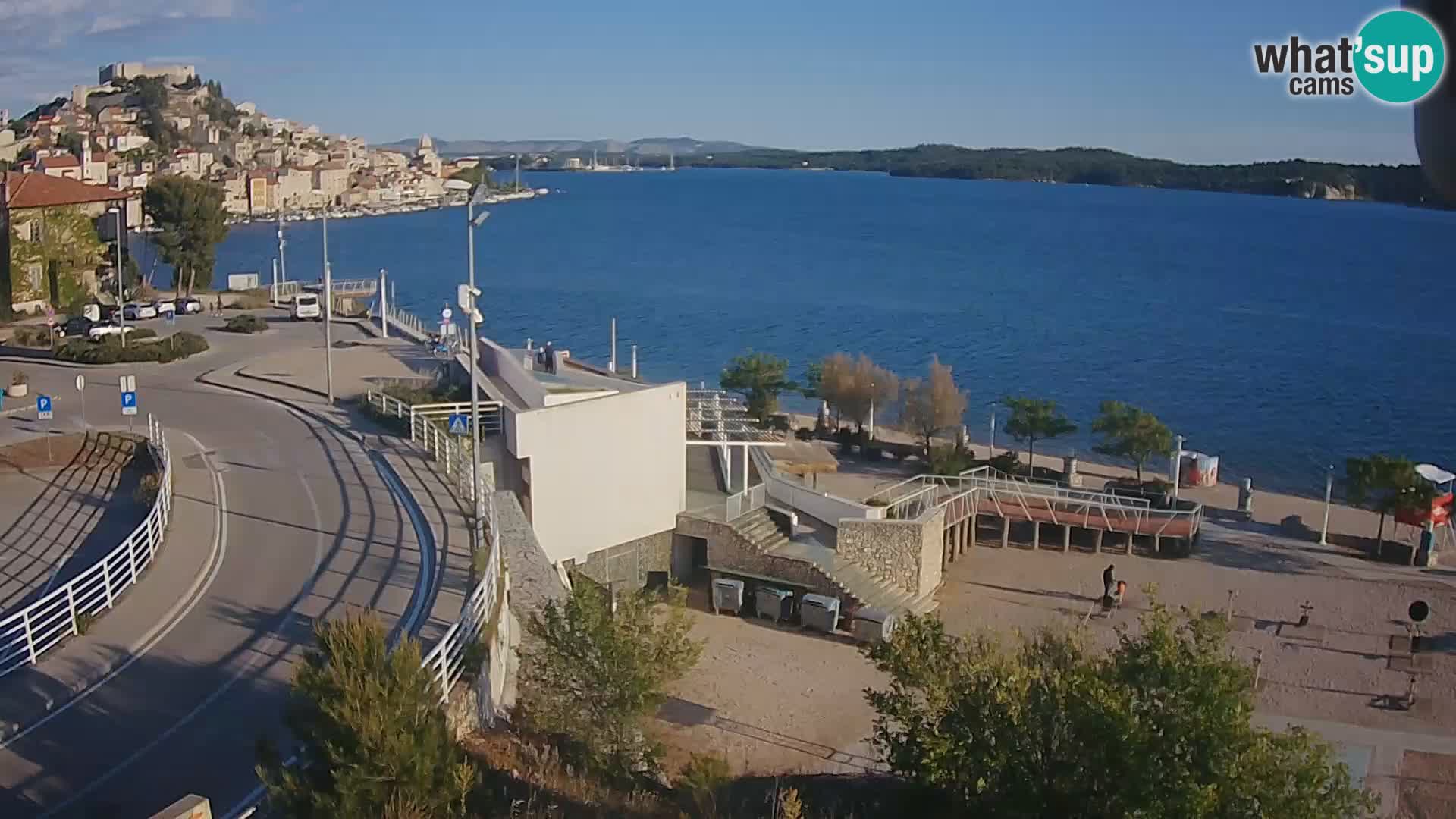 Šibenik webcam Beach Banj
