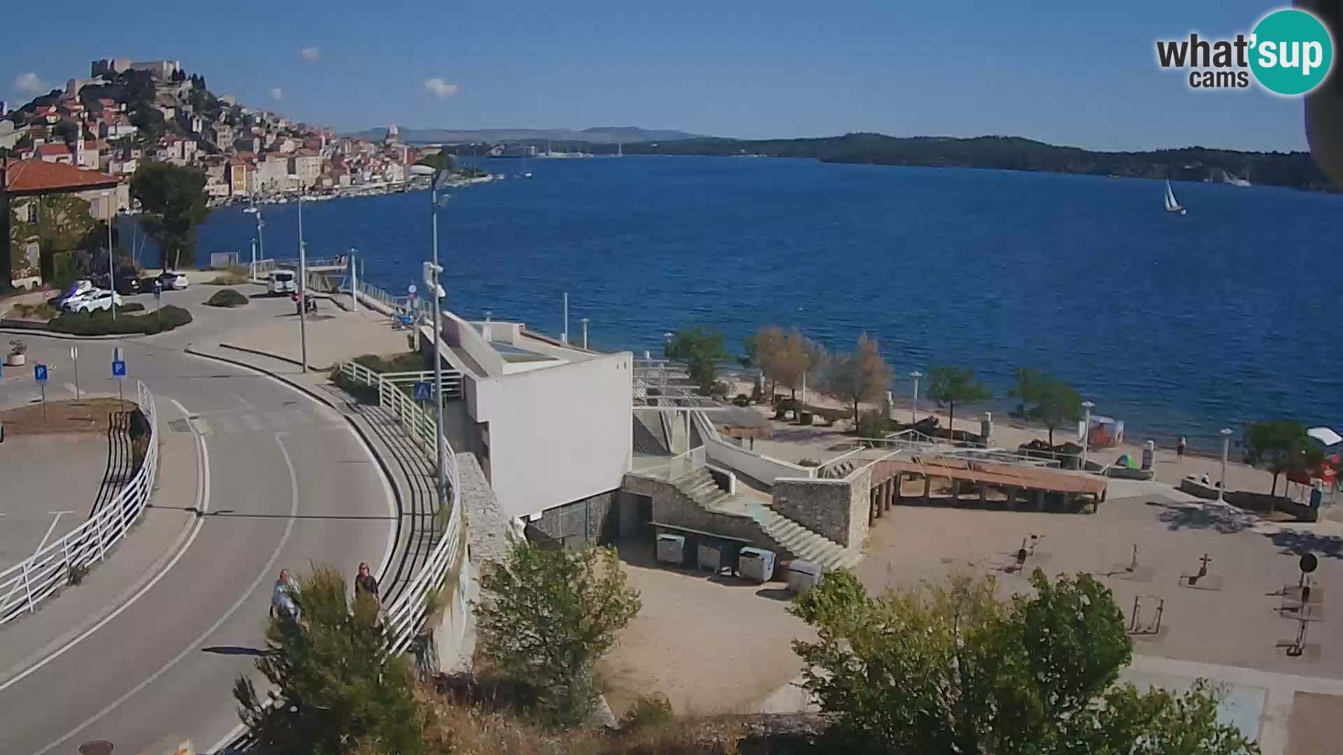 Webcam Šibenik Strand Banj
