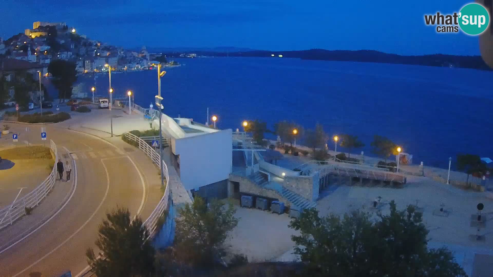 Šibenik webcam Beach Banj