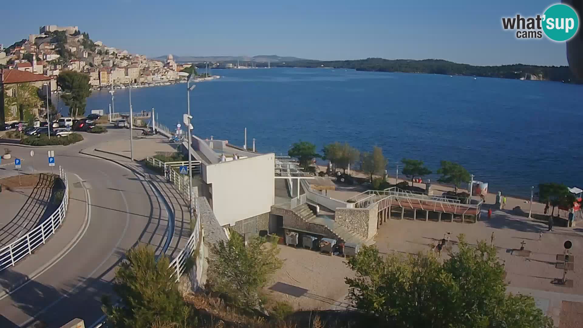 Šibenik webcam Beach Banj