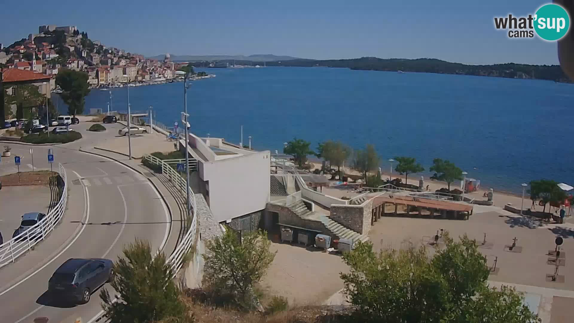 Web kamera Šibenik plaža Banj