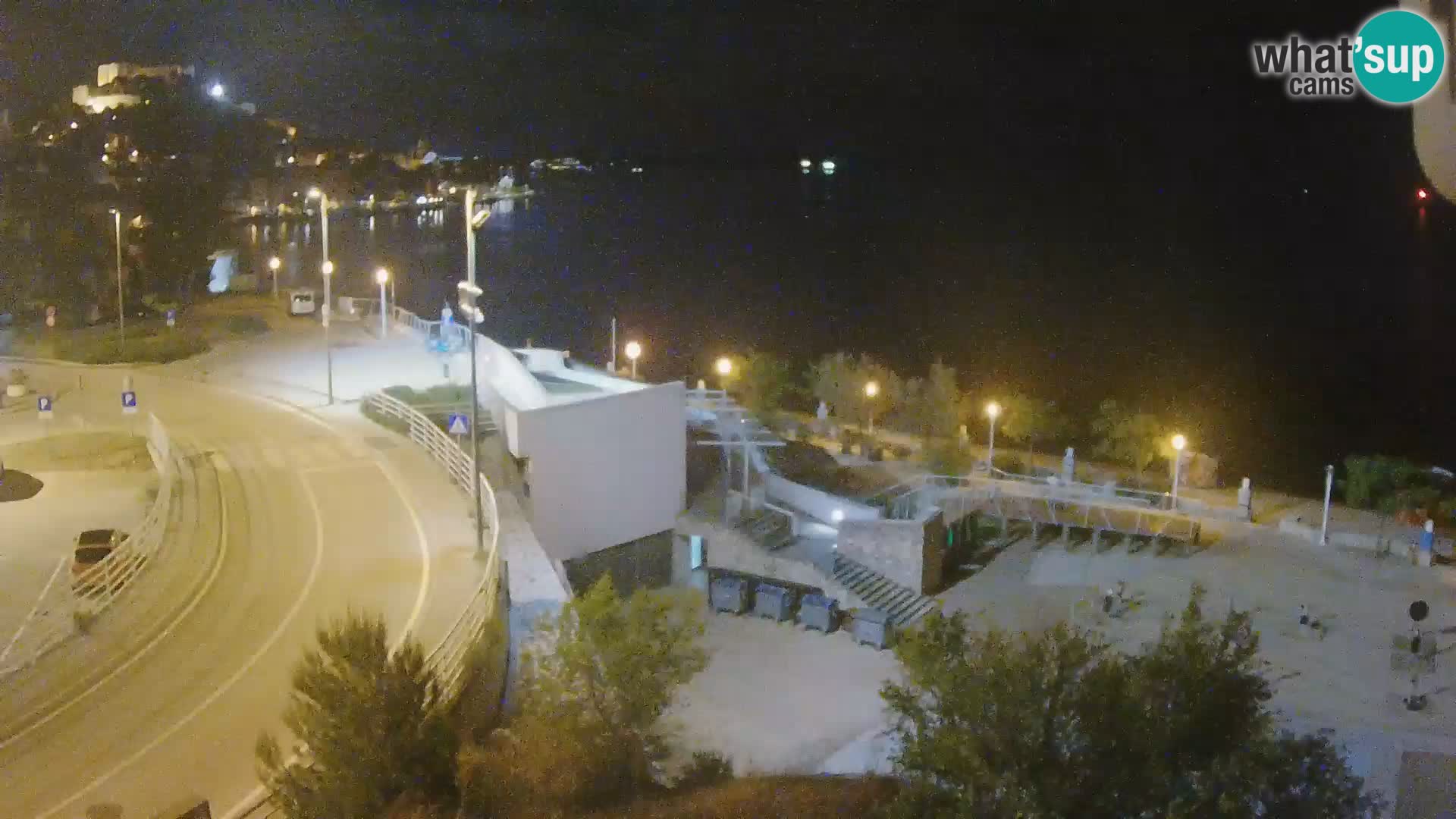Šibenik webcam Beach Banj