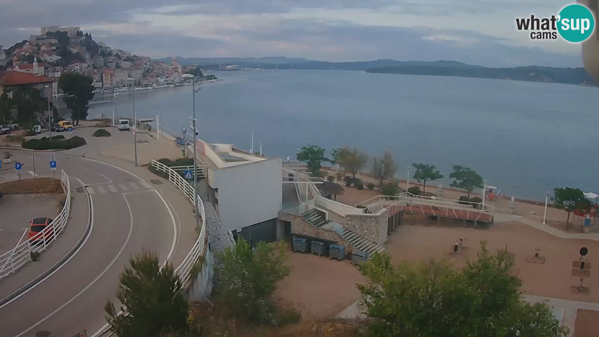 Šibenik webcam Beach Banj