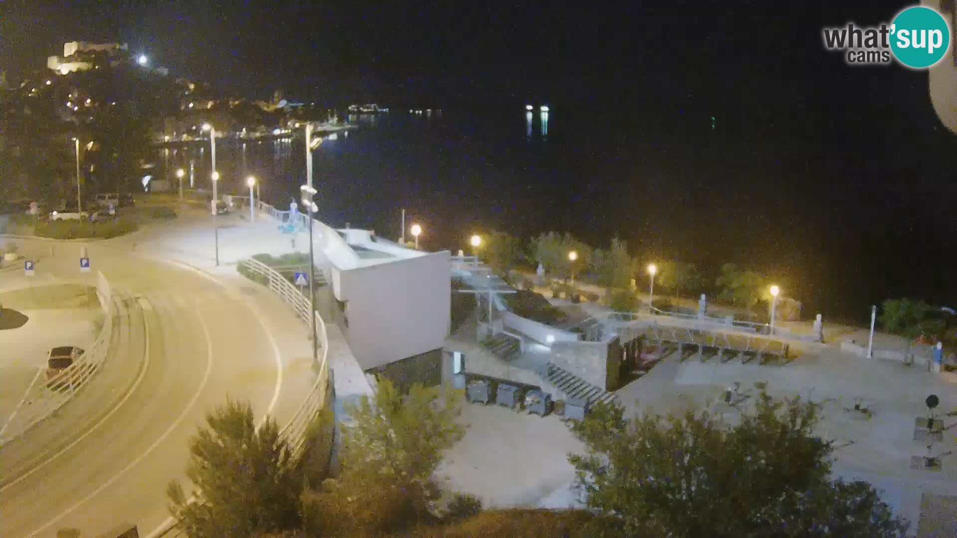 Šibenik webcam Beach Banj