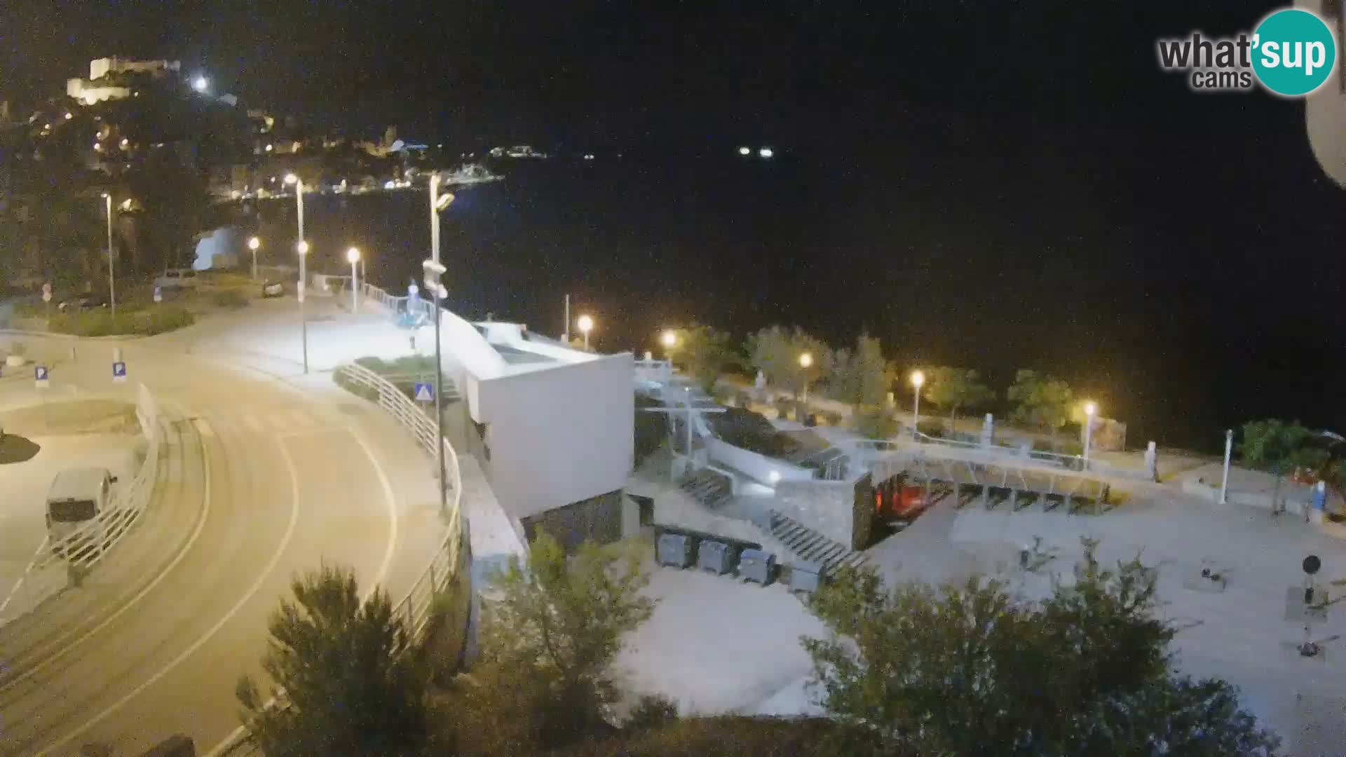 Šibenik webcam Beach Banj