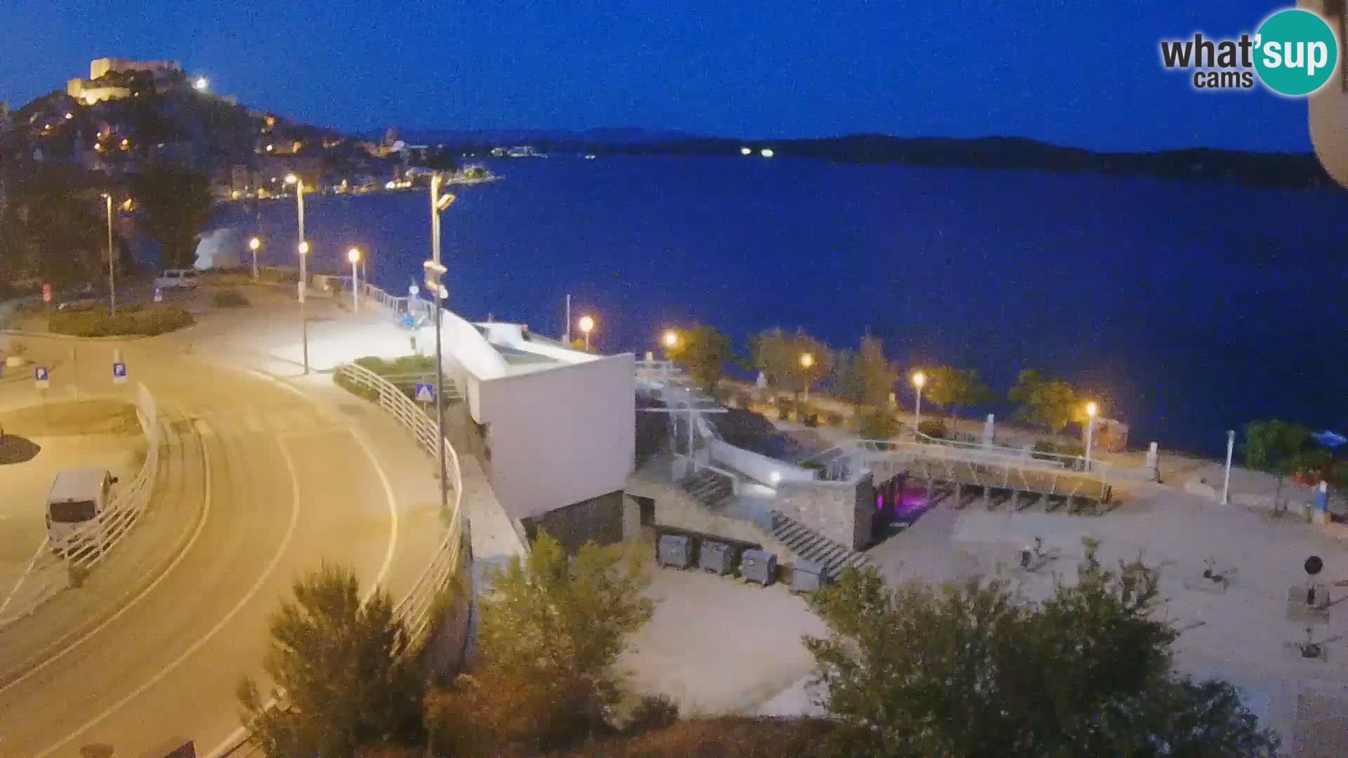 Šibenik webcam Beach Banj