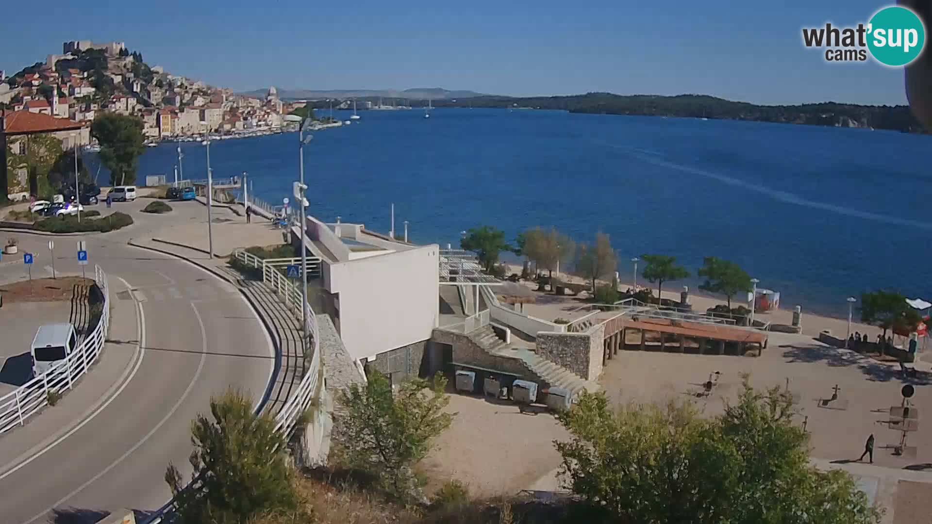 Live Cam Šibenik plage Banj