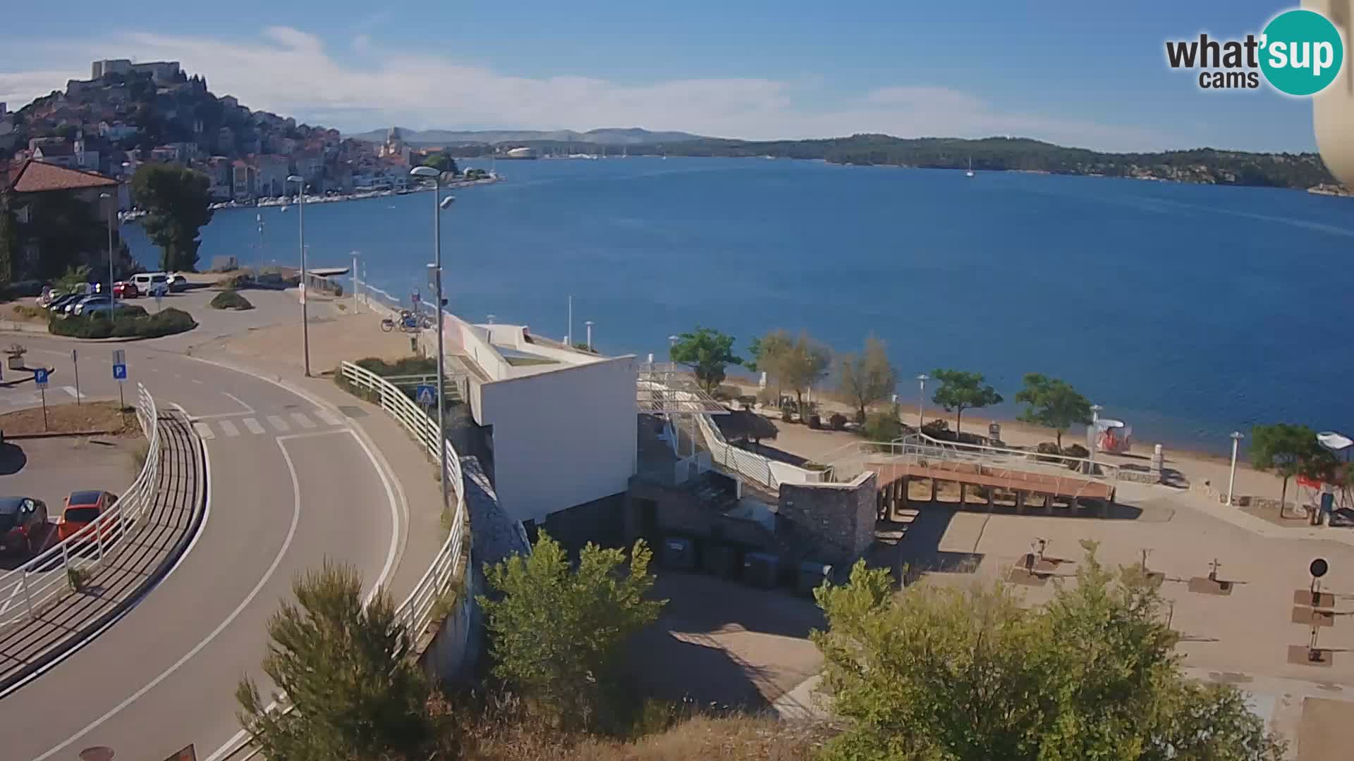 Šibenik webcam Beach Banj