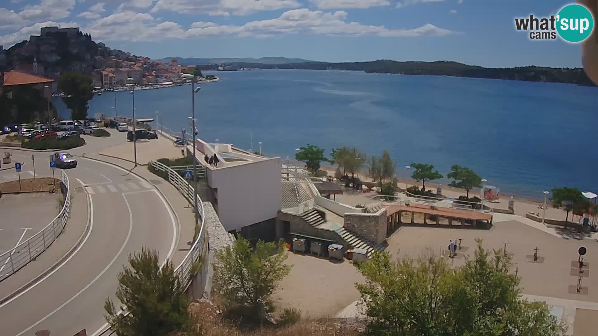 Šibenik webcam Beach Banj