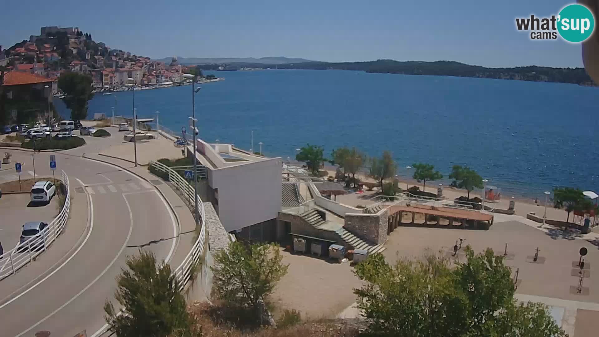 Šibenik webcam Beach Banj