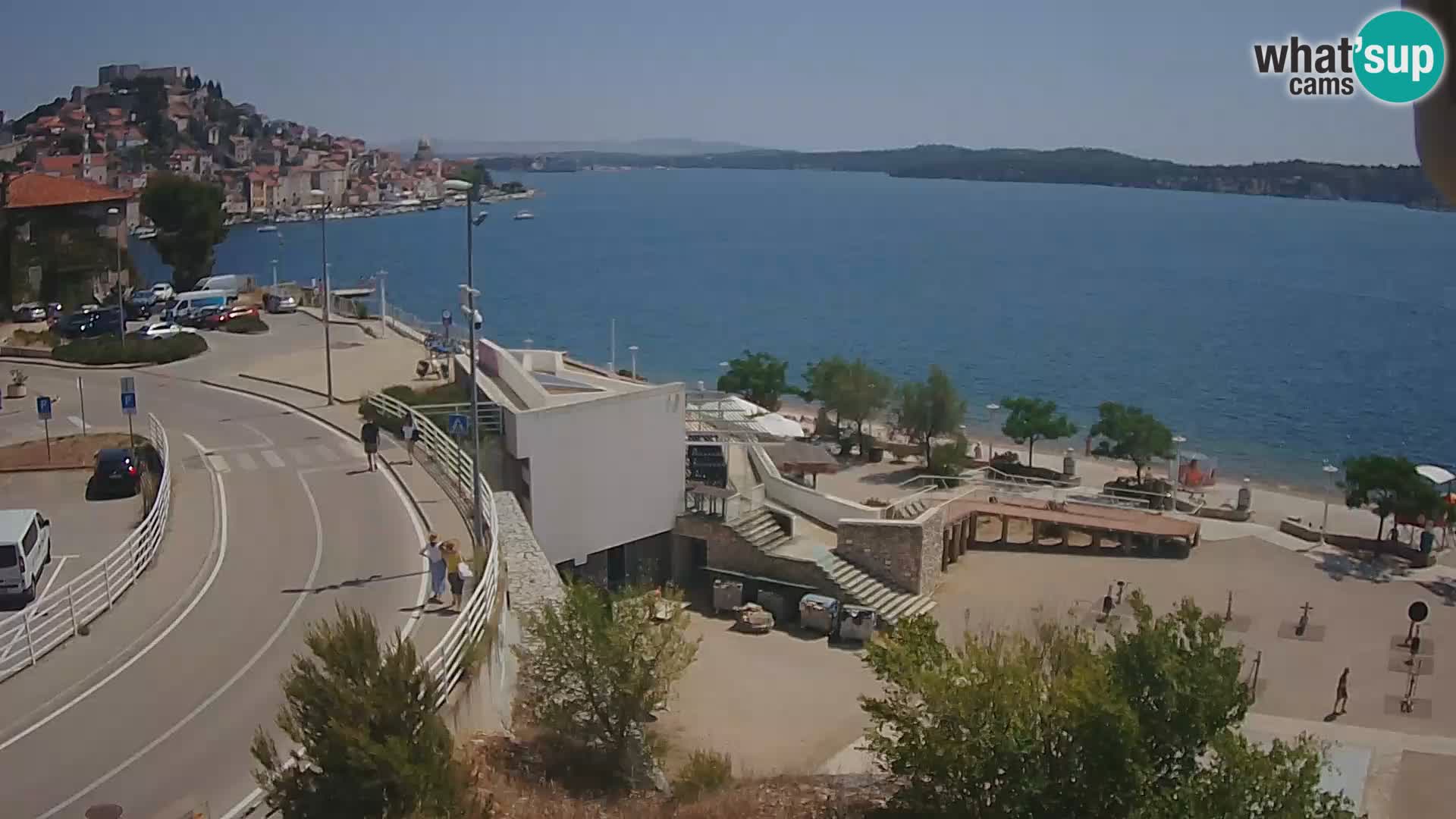 Šibenik webcam Beach Banj