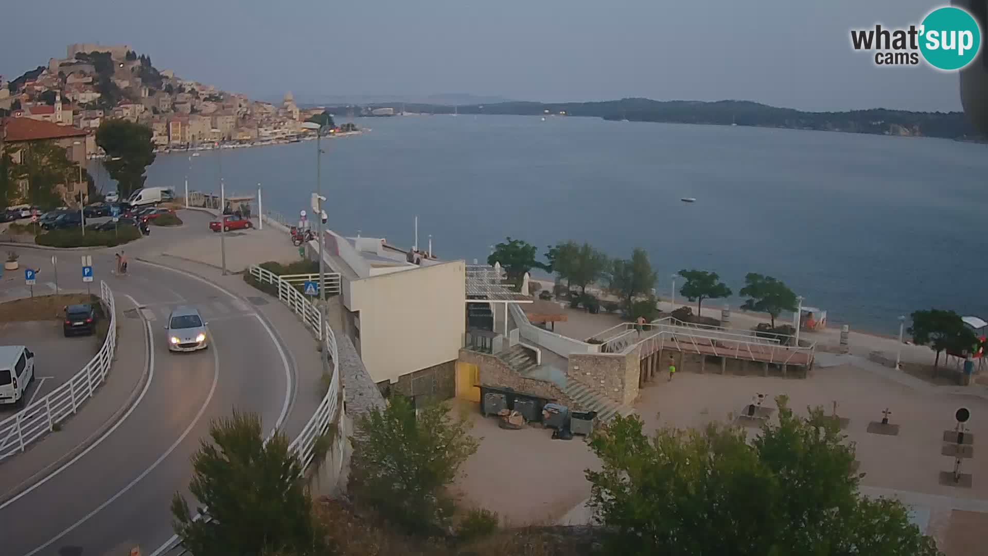 Šibenik webcam Beach Banj