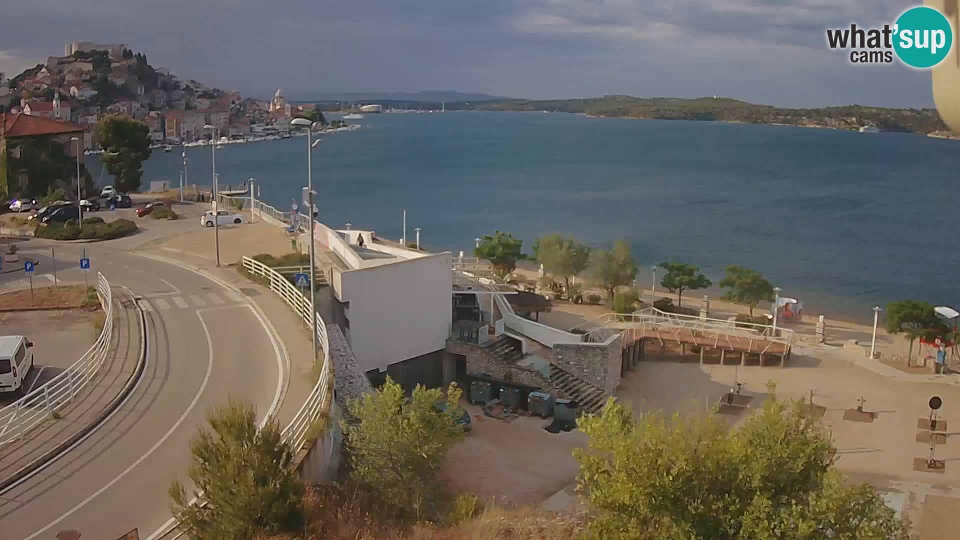 Šibenik webcam Beach Banj