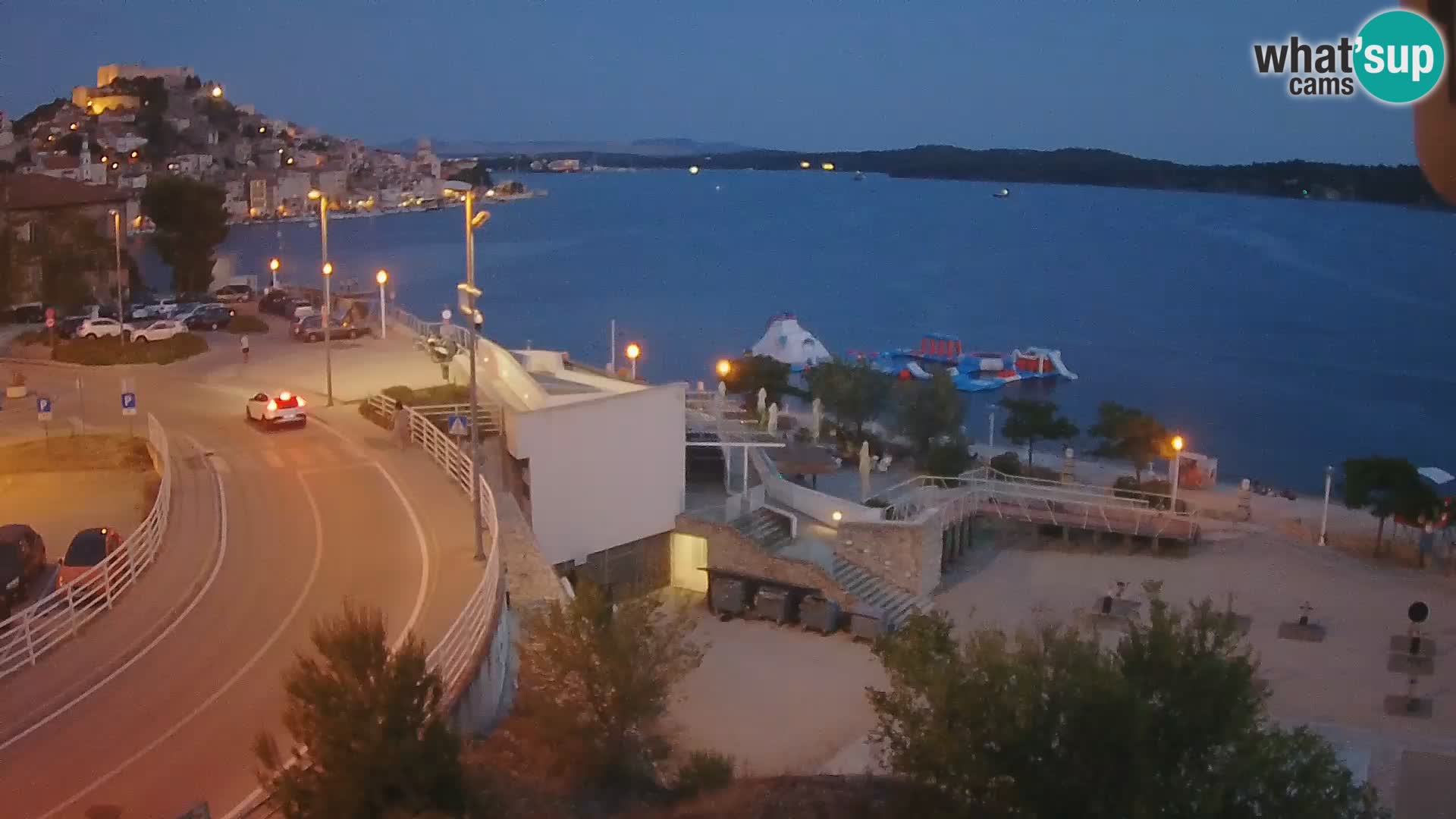 Šibenik webcam Beach Banj