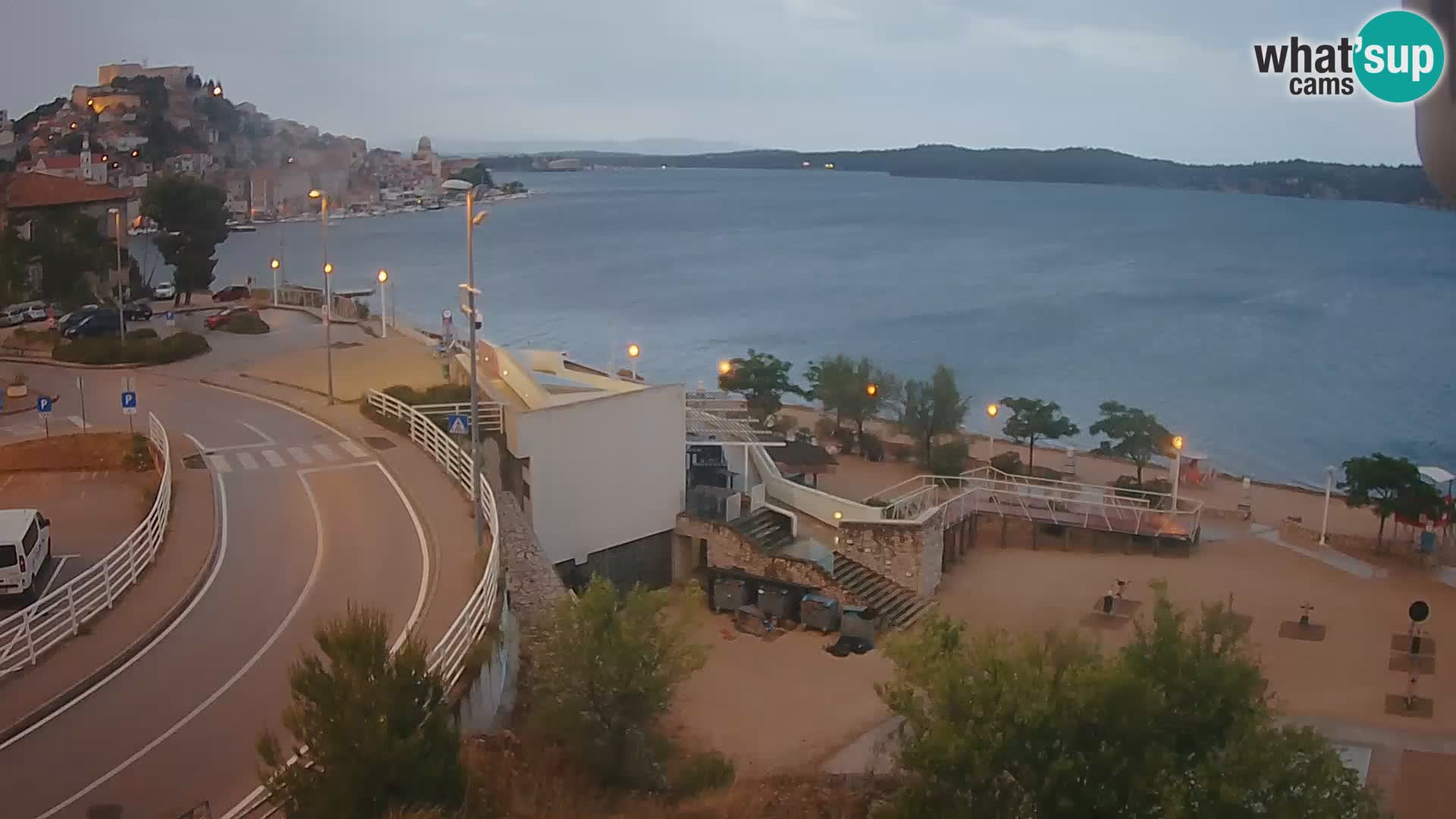 Šibenik webcam Beach Banj