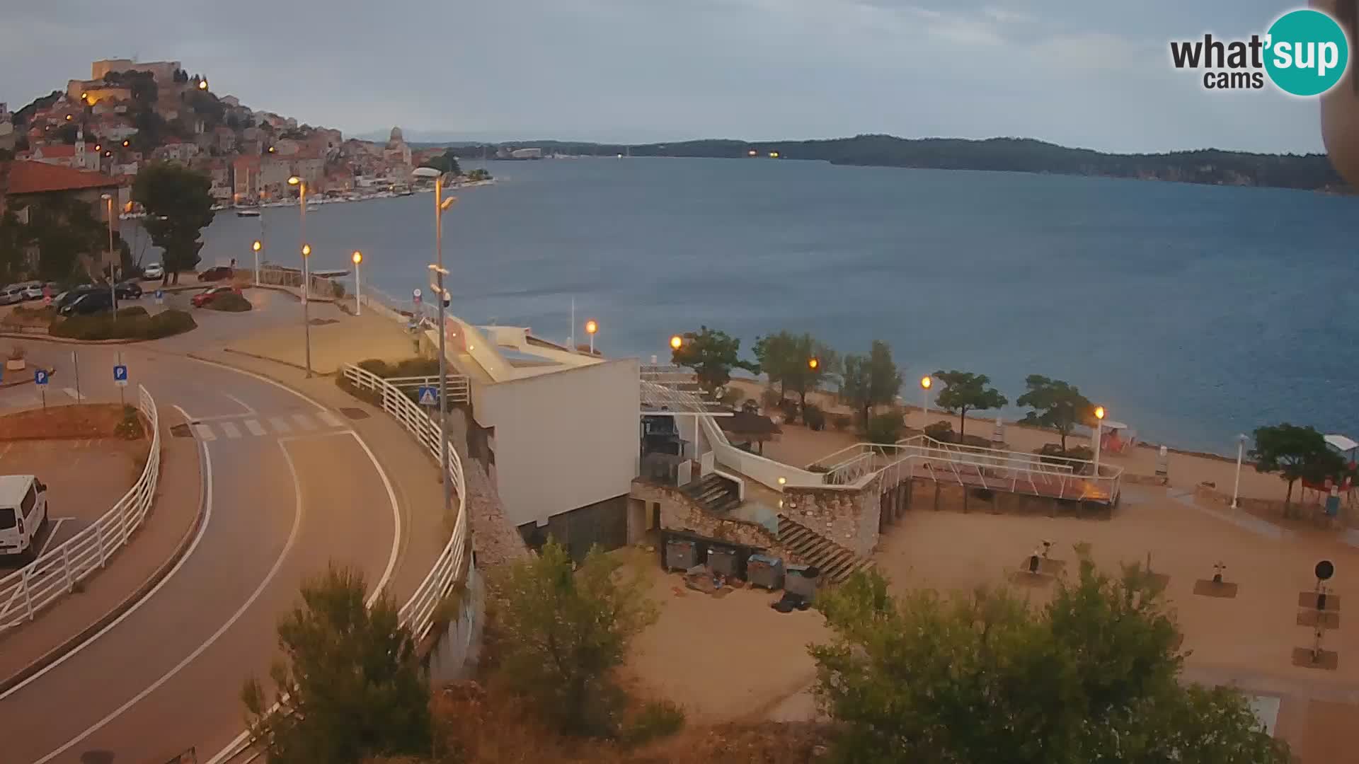 Web kamera Šibenik plaža Banj