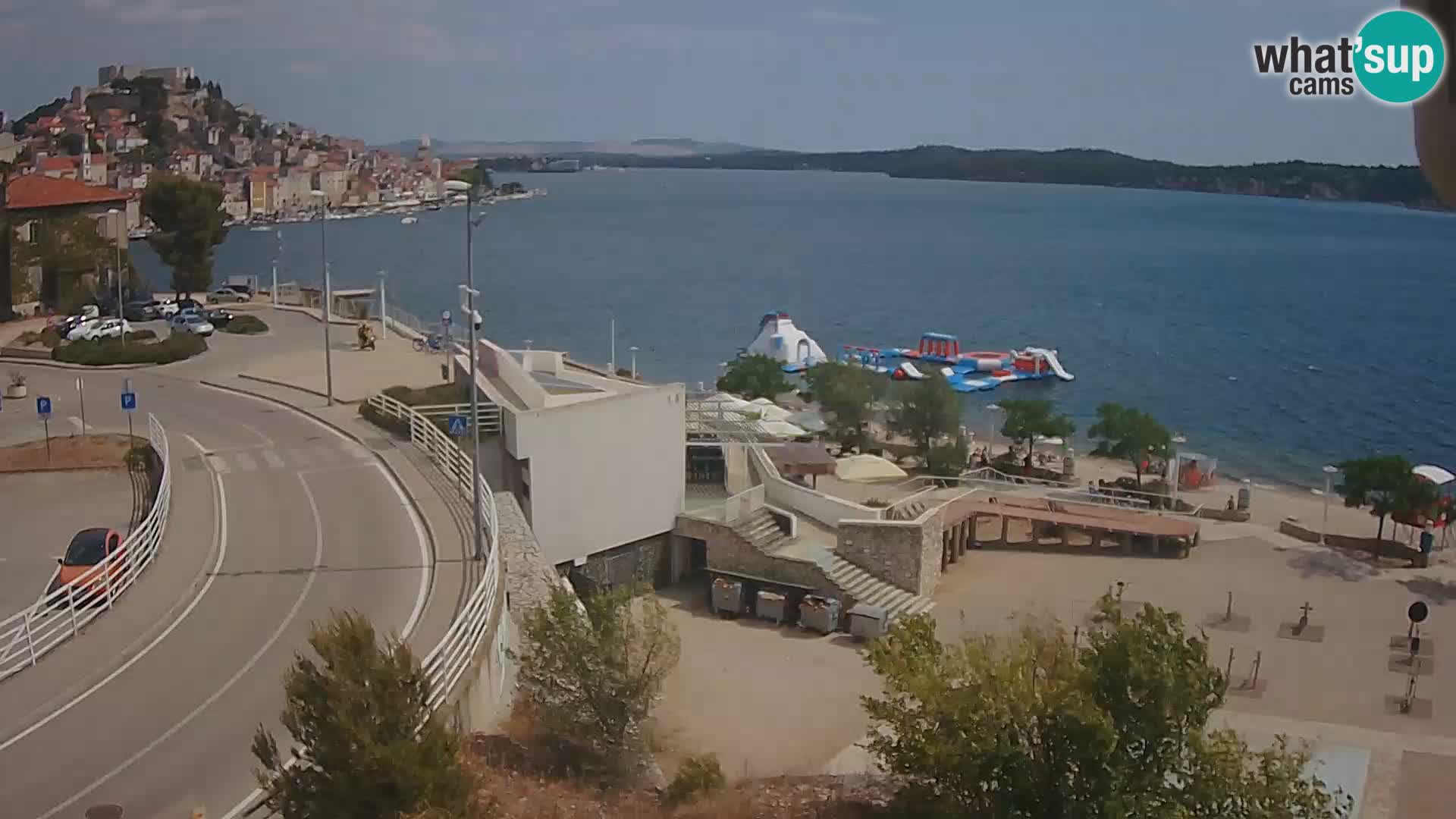 Šibenik webcam Beach Banj
